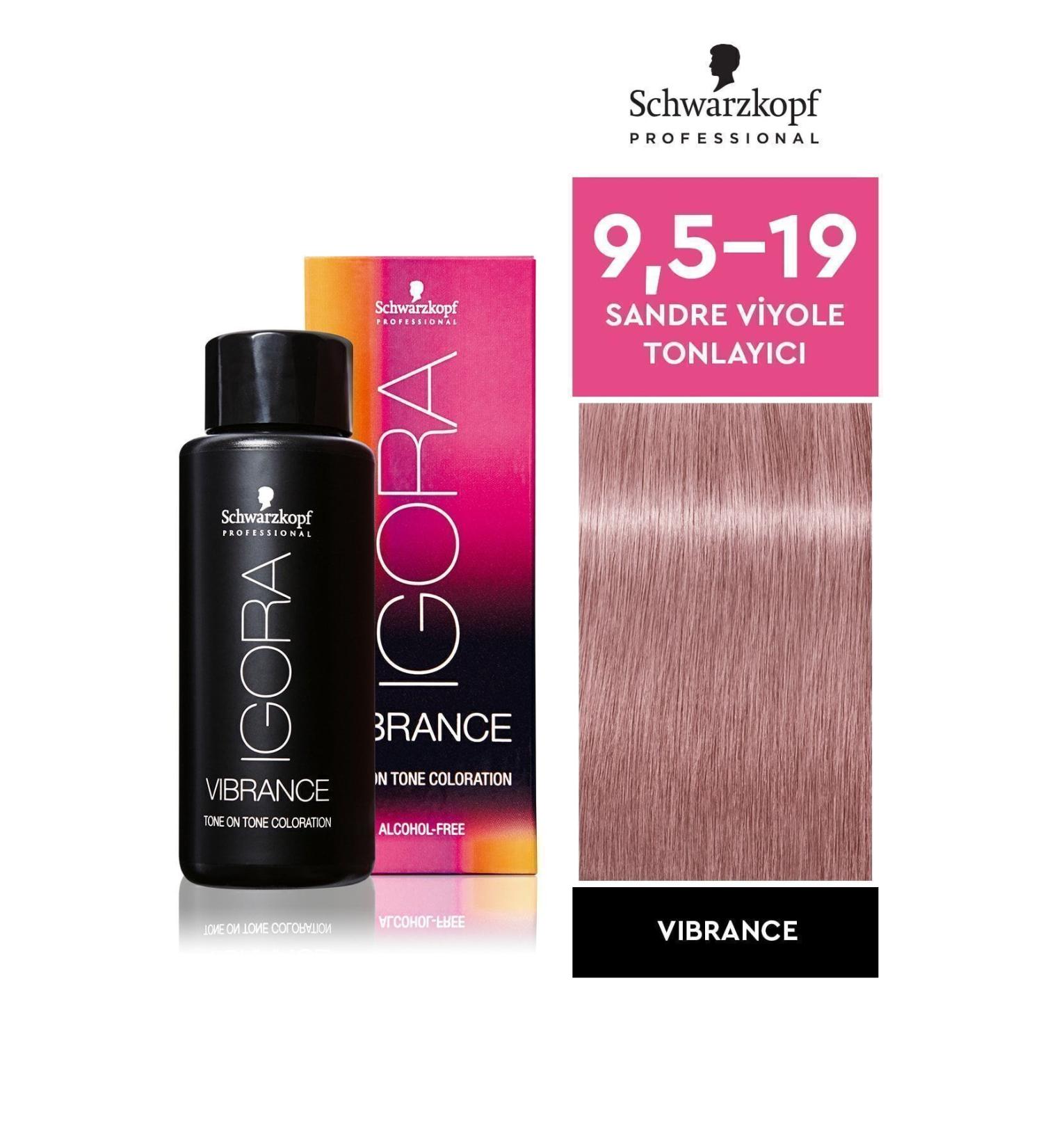 Igora Vibrance 9.5-19 Sandre Violet Toning Hair Dye 60ml - Buy Online on GoSupps.com