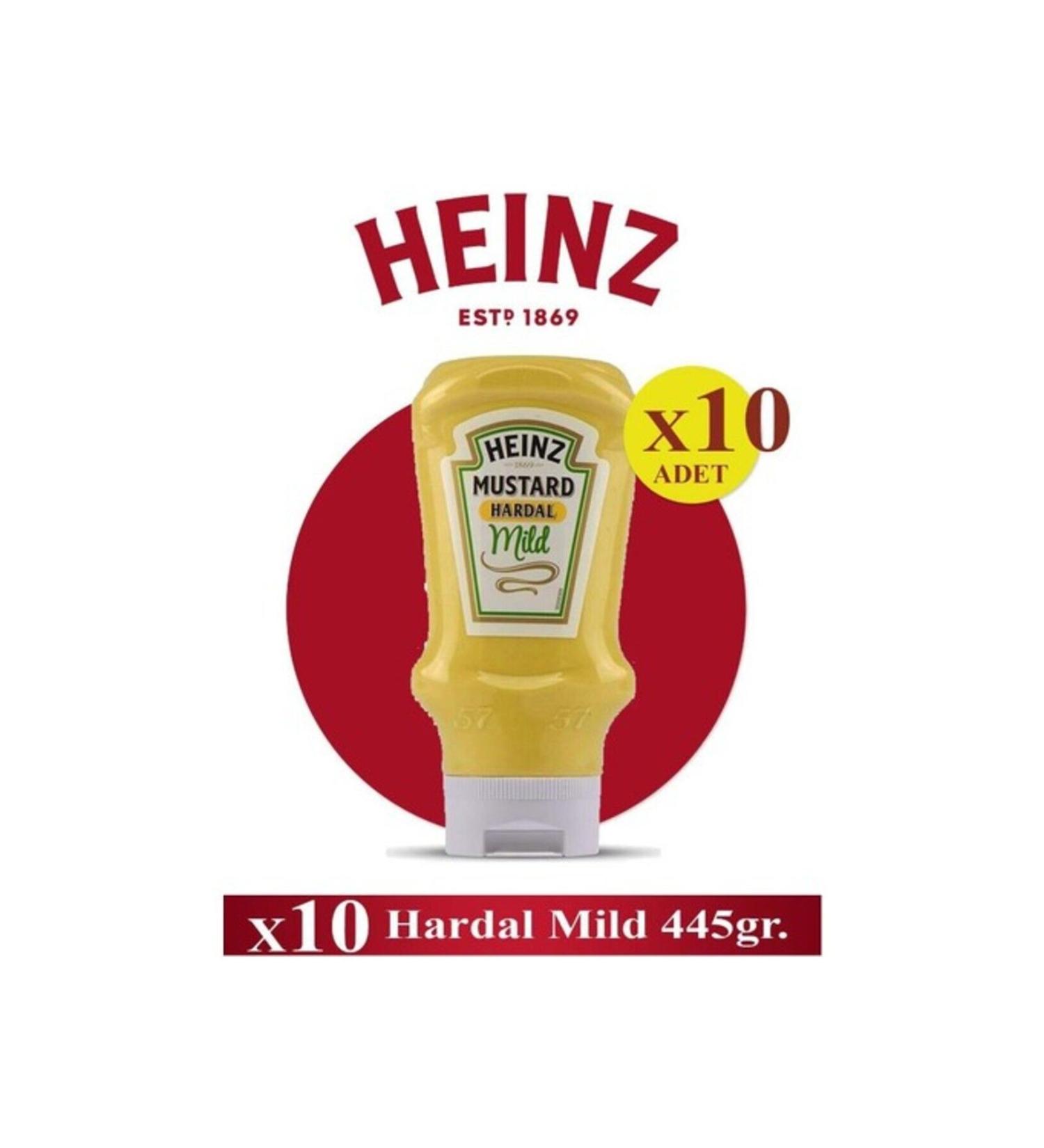 Heinz Mustard Mild 445 g x 10 Pcs - Heinz