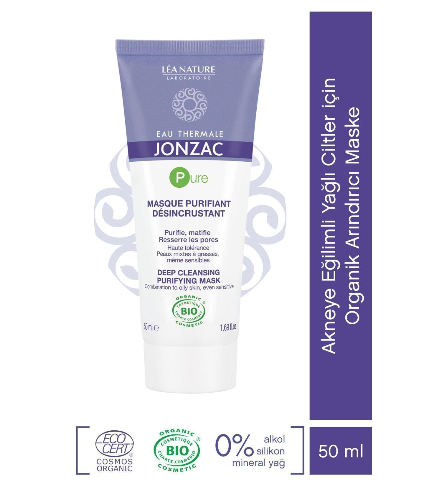 Eau Thermale Jonzac Organic Purifying Mask for Acne Prone Oily Skin 50ml