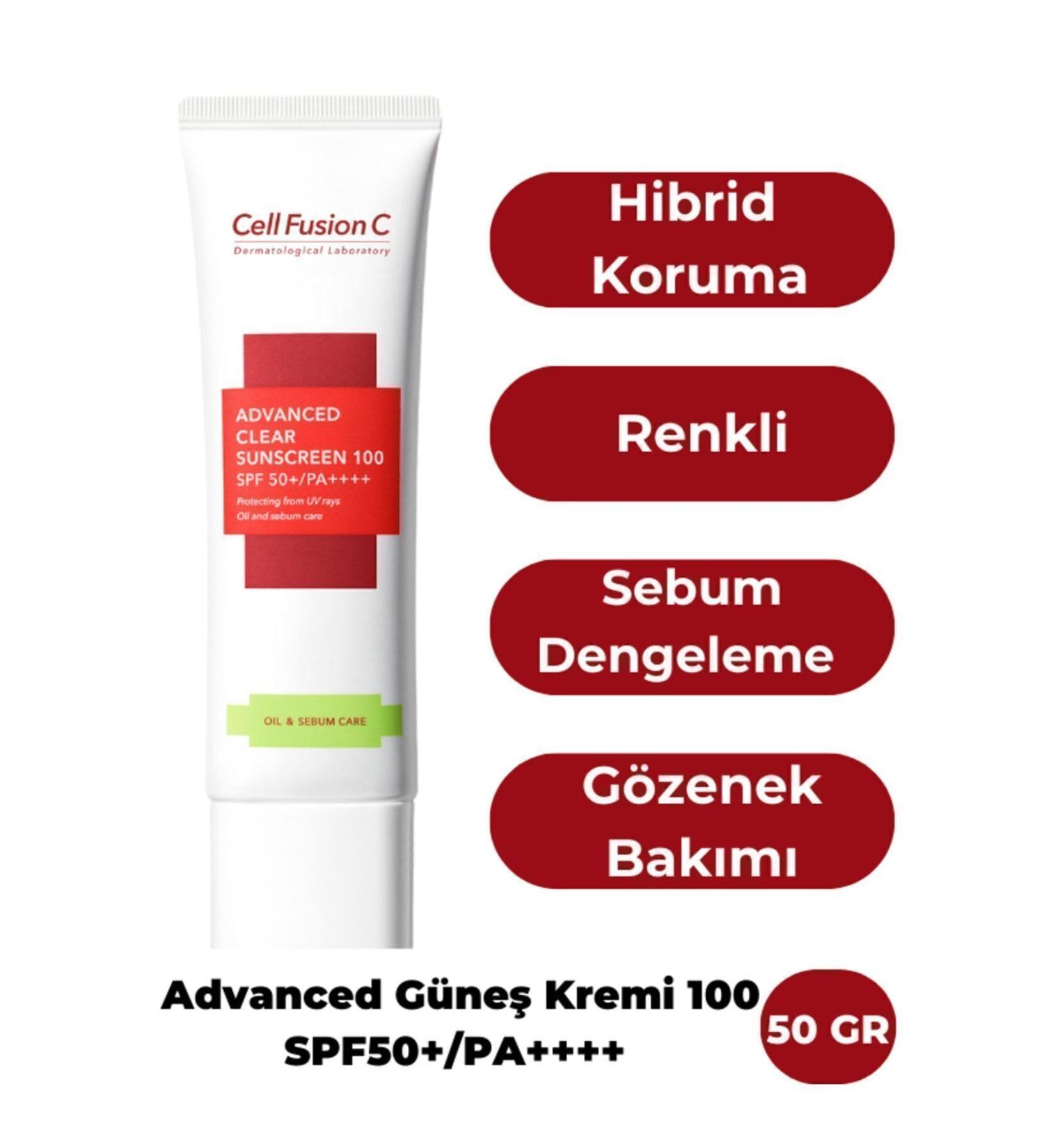 Cell Fusion C High Protection Advanced Sun Cream for All Skin Types 100 Spf50 /pa 50 gr - Buy Online on GoSupps.com