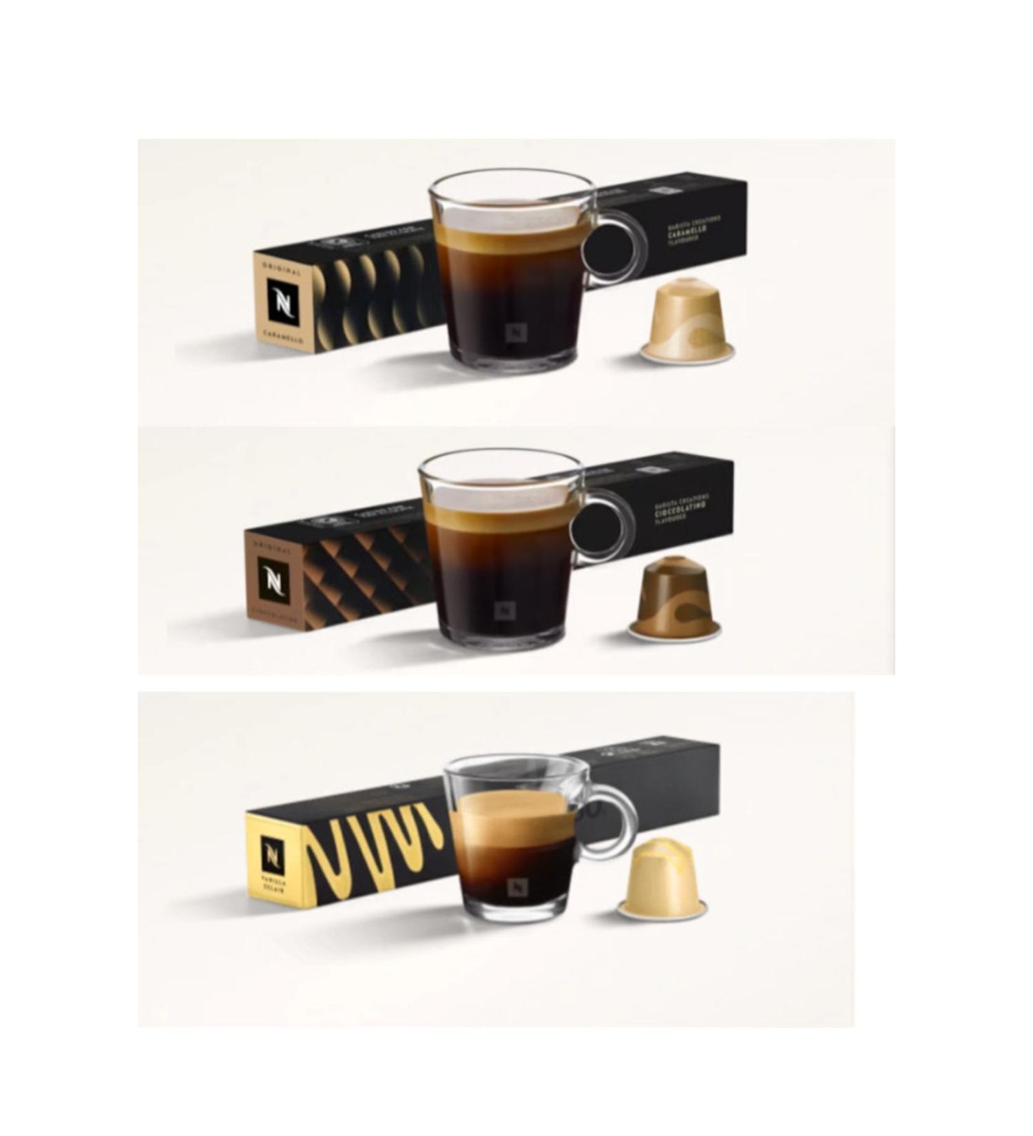 Nespresso New Variations Series Set of 3 (VAGN LLA CARAMELLO C OCCOLAT NO)