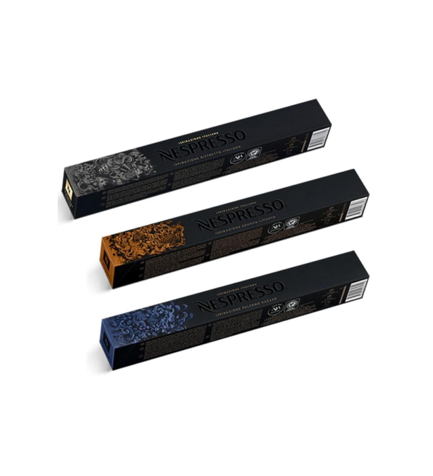 Nespresso Ristretto Italiano Genova Livanto Palermo Kazaar Capsule Coffee 3x10 (30 Capsules)