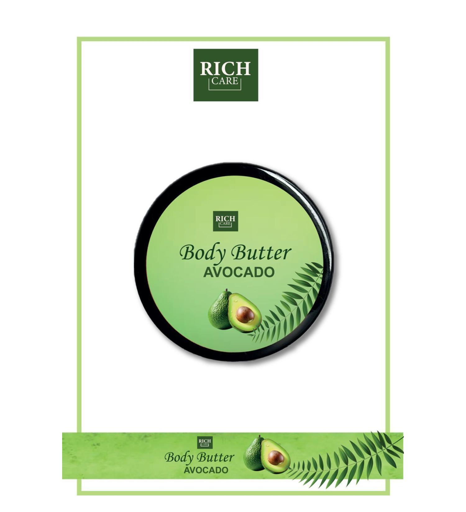 R CH CARE Body Butter Avocado / Body Moisturizer 250 ml - Buy Online on GoSupps.com