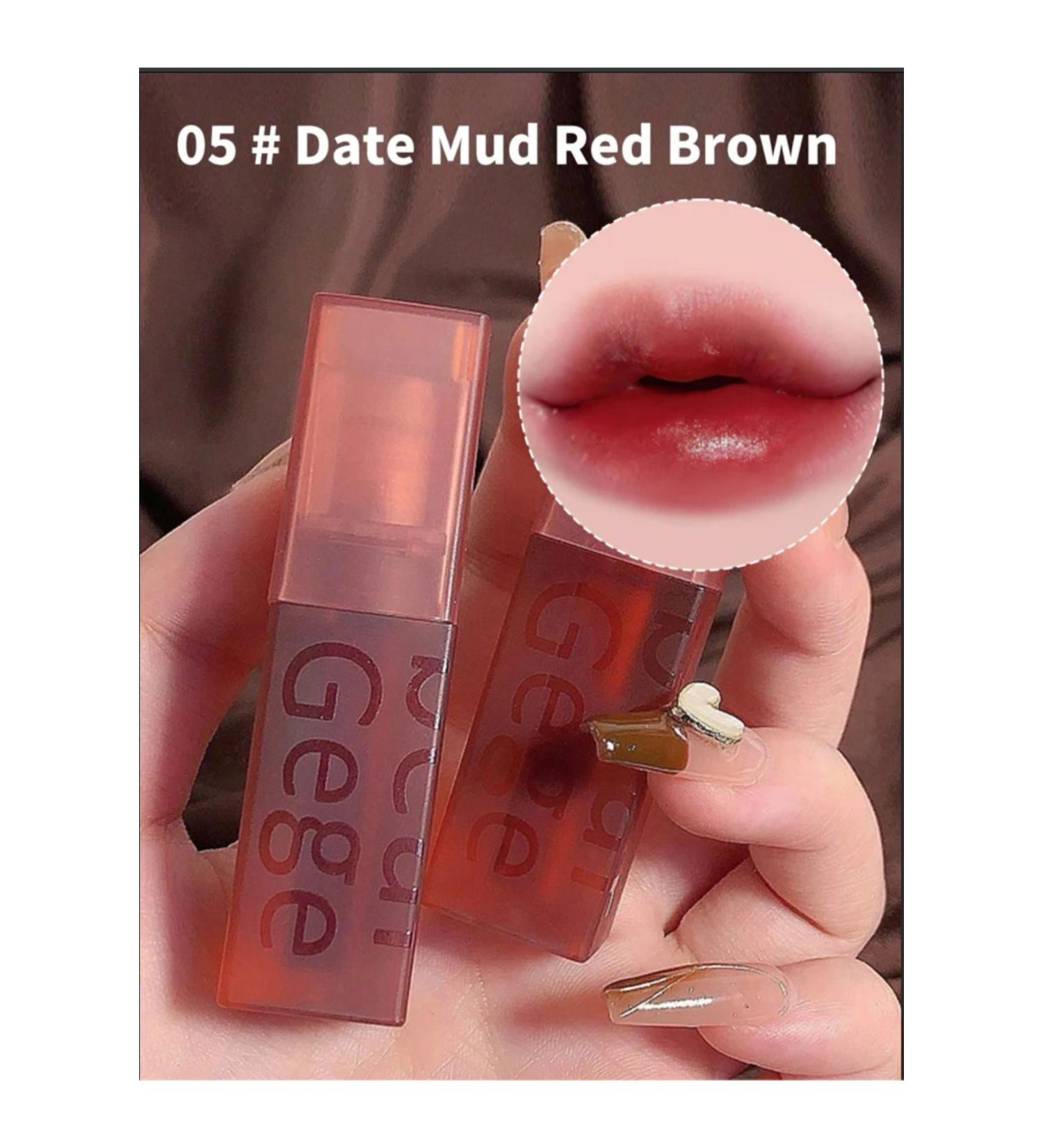 Gege Bear Velvet lip glaze Lip gloss-tint Long-lasting soft-wear lip gloss 3.5g - Buy Online on GoSupps.com