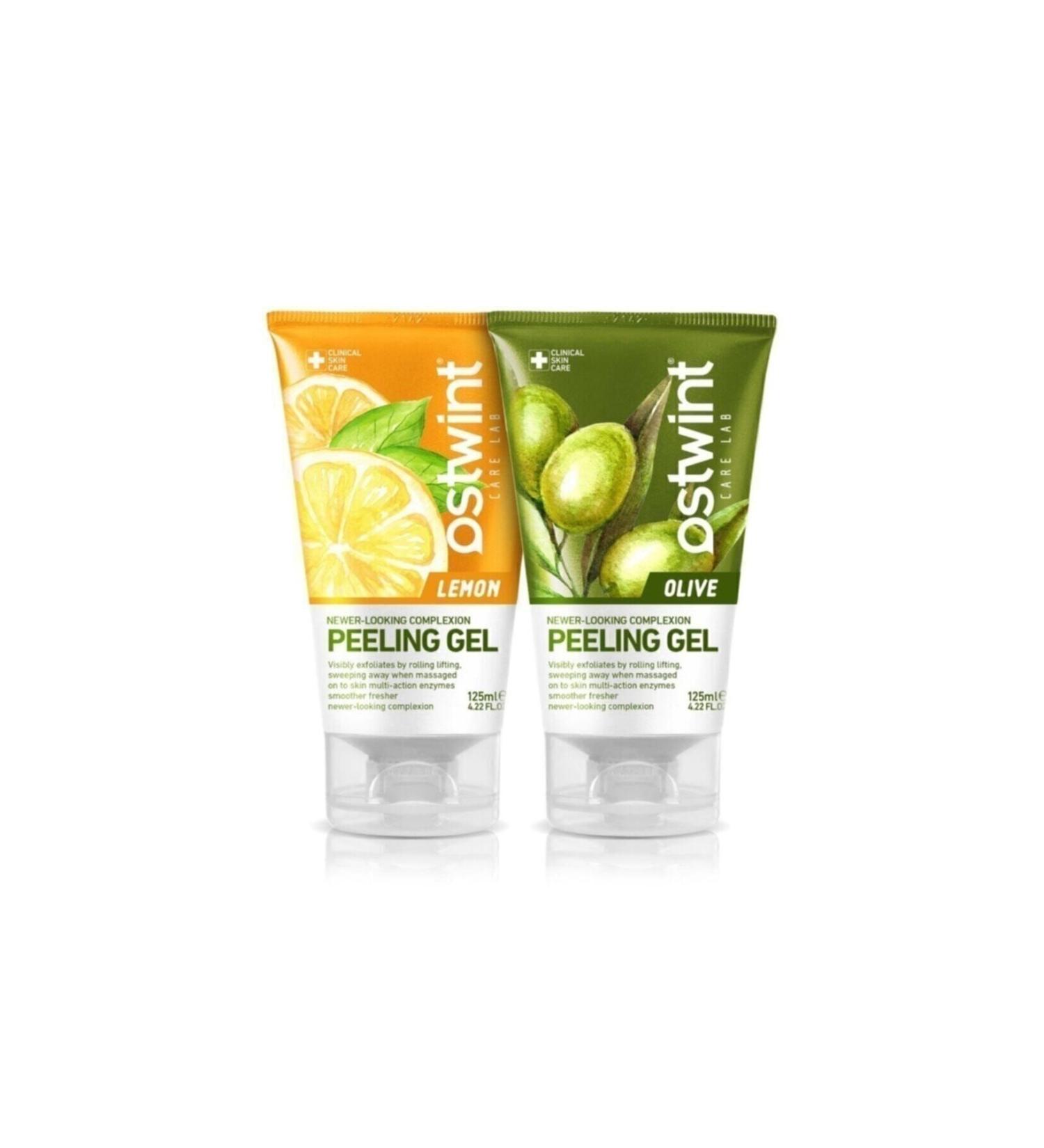 Ostwint Lemon and Olive Oil Peeling Gel 2 Pieces 125 Ml