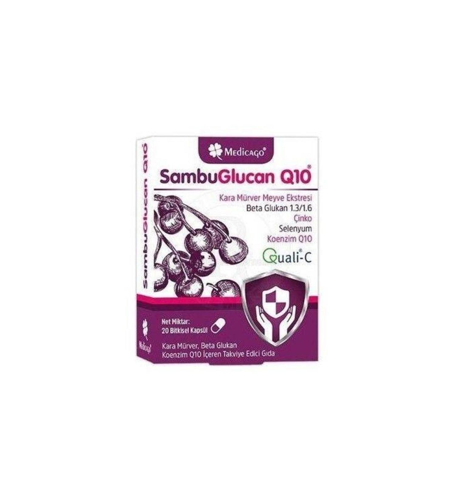 MedicaGo Sambuglucan Q10 20 Capsules