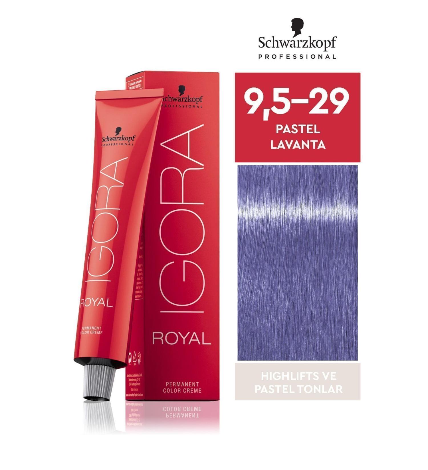 Igora Royal 9.5-29 Pastel Lavender Hair Dye 60 ml - Buy Online on GoSupps.com