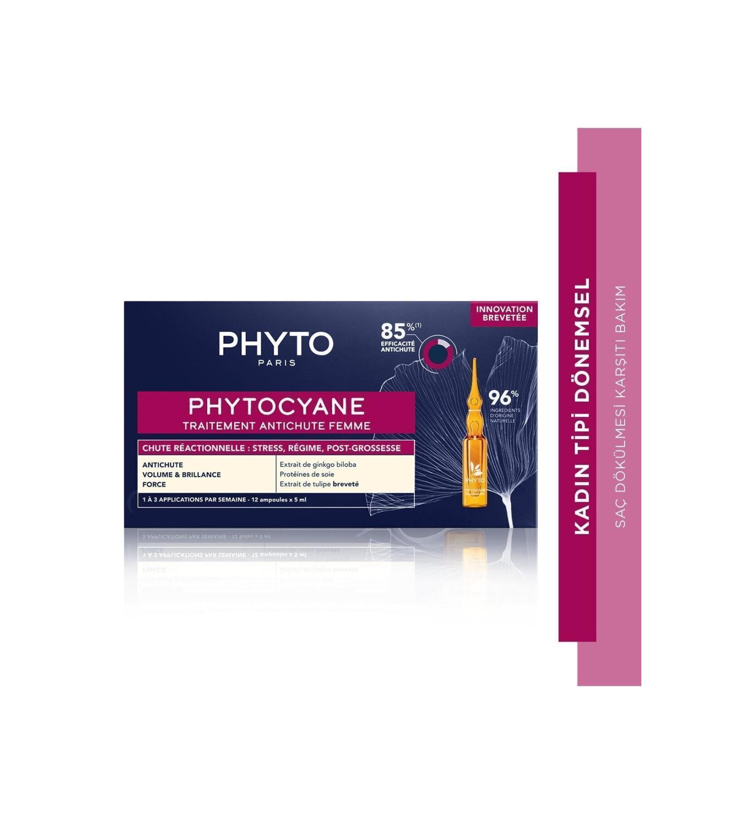 Phyto Cyane Women's Period Hair Loss Care Serum 12x5 ml