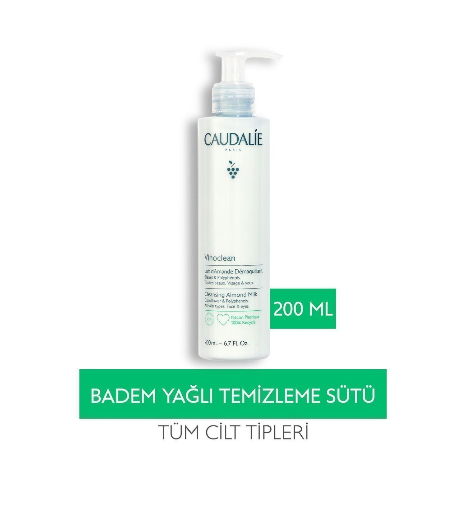 Caudalie Vinoclean Almond Oil Cleansing Milk 200 ml - Buy Online on GoSupps.com