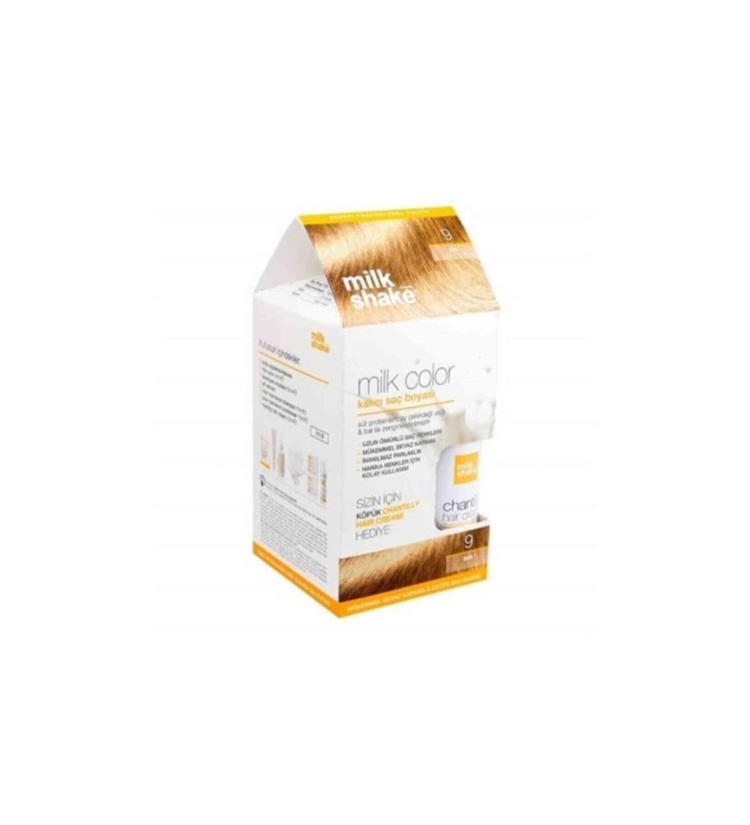 Milkshake Yellow 9 + Hair Cream 50 ml Set