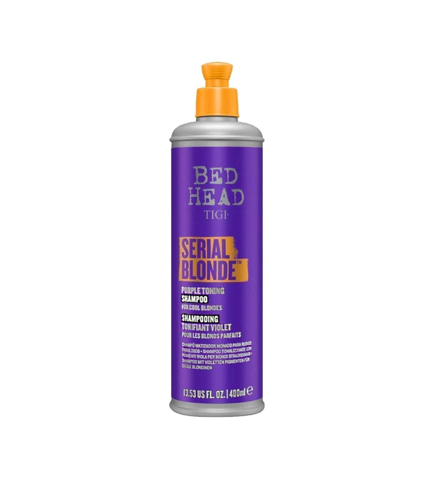 Tigi Bed Head Serial Blond Purple Shampoo For Blonde Hair 400 Ml