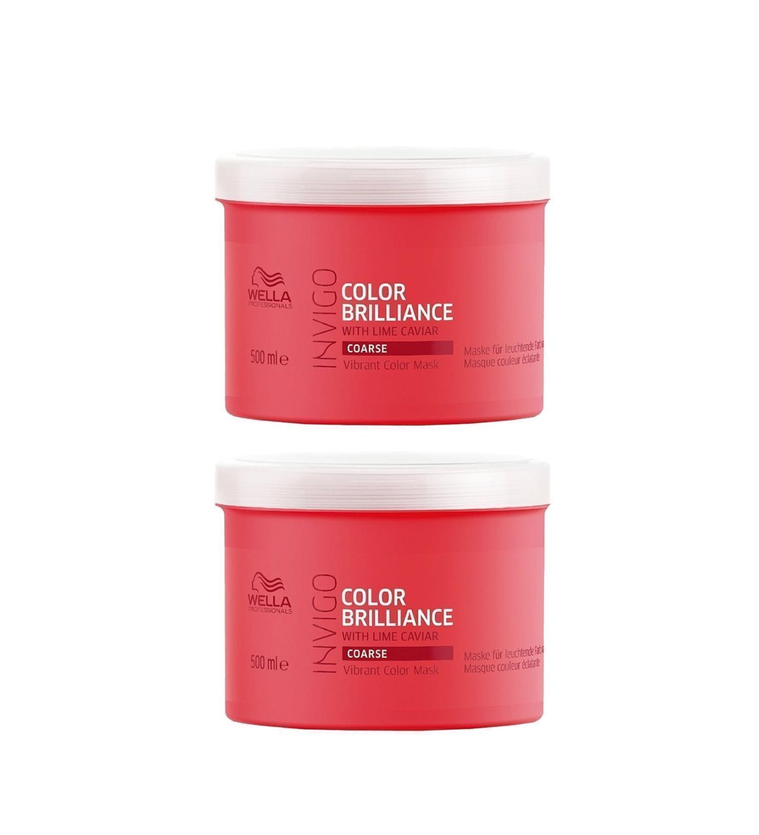 Wella Invigo Color Brilliance Color Revitalizing Mask 500 ml 2 Pieces