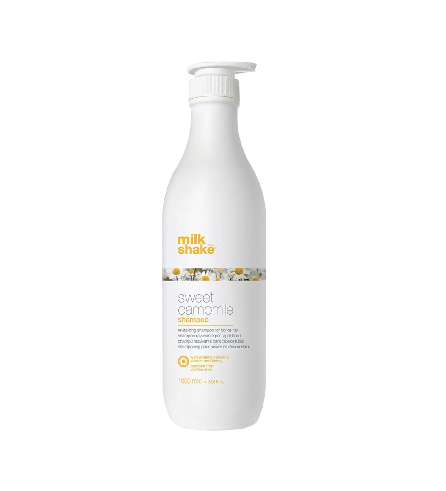 Milkshake Sweat Camomile Revitalizing Shampoo for Blonde Hair 1000 ml 8032274060291