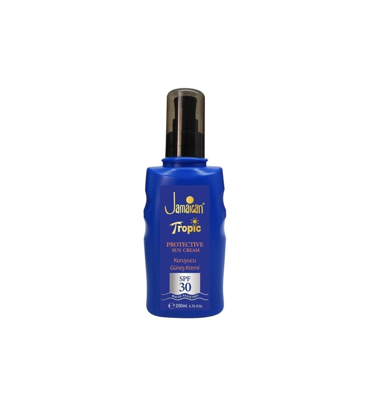 Jamaican Tropic Sun Cream Spf30 Sun Protection 200 Ml