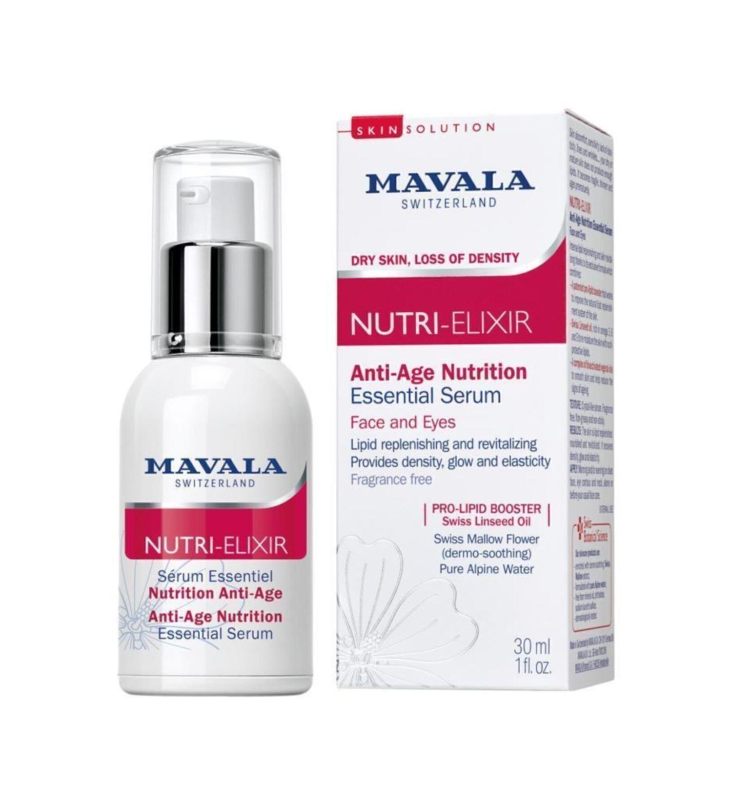 Mavala Nutri Elixir Anti Age Nutrition Essential Serum 30 Ml
