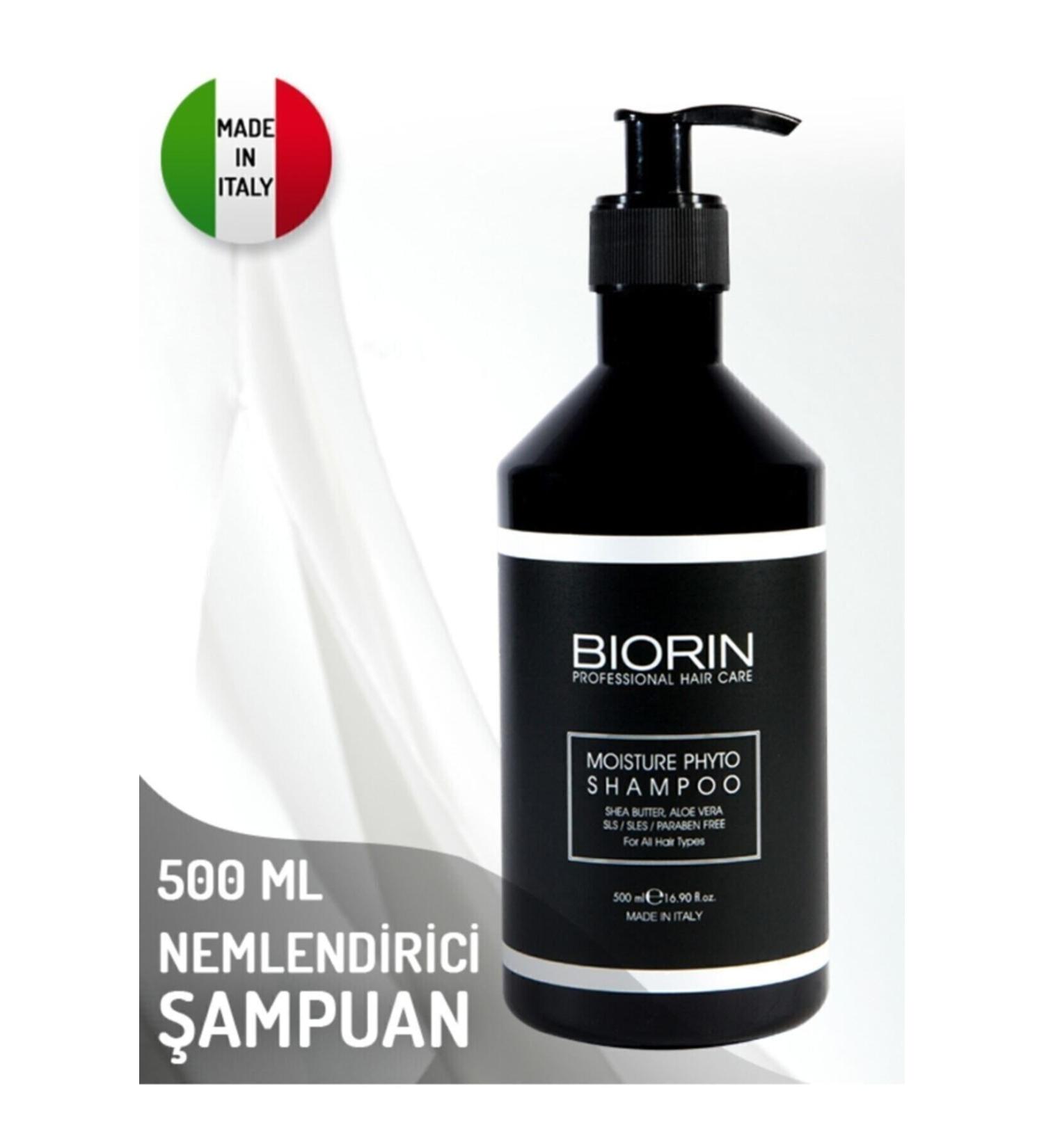 Biorin Moisture Phyto Moisturizing Shampoo 500ml - Buy Online on GoSupps.com