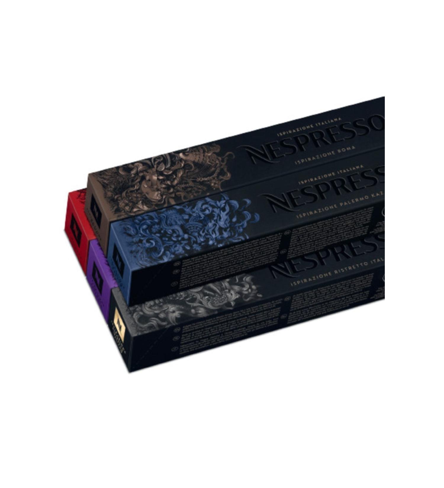 Nespresso Intense Coffee Flavours Collection X 10 Boxes (100 CAPSULES)