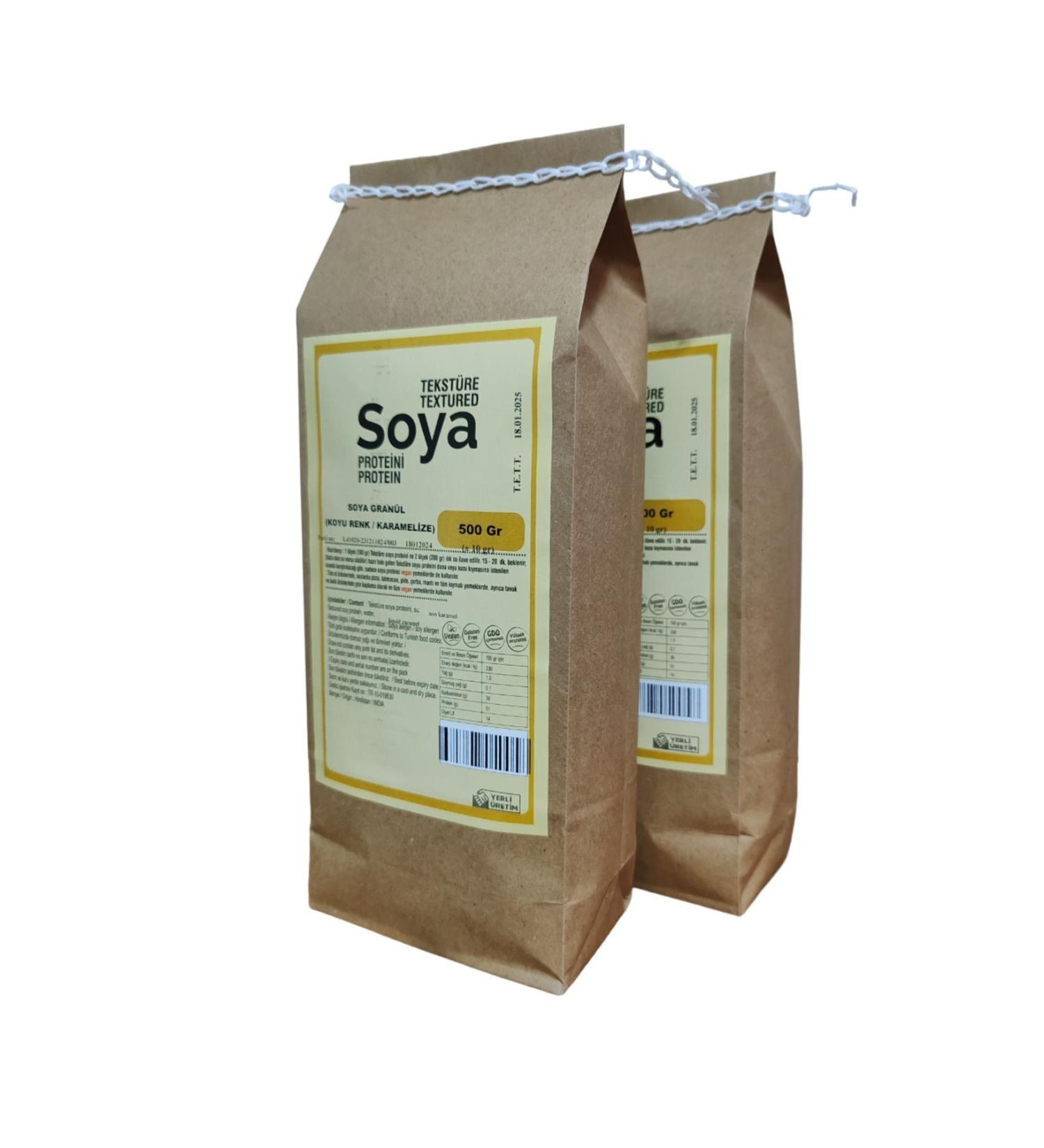 Soyfleks Dark Color Soy Minced Meat 500 Gr x 2 (1 Kg) - Buy Online on GoSupps.com