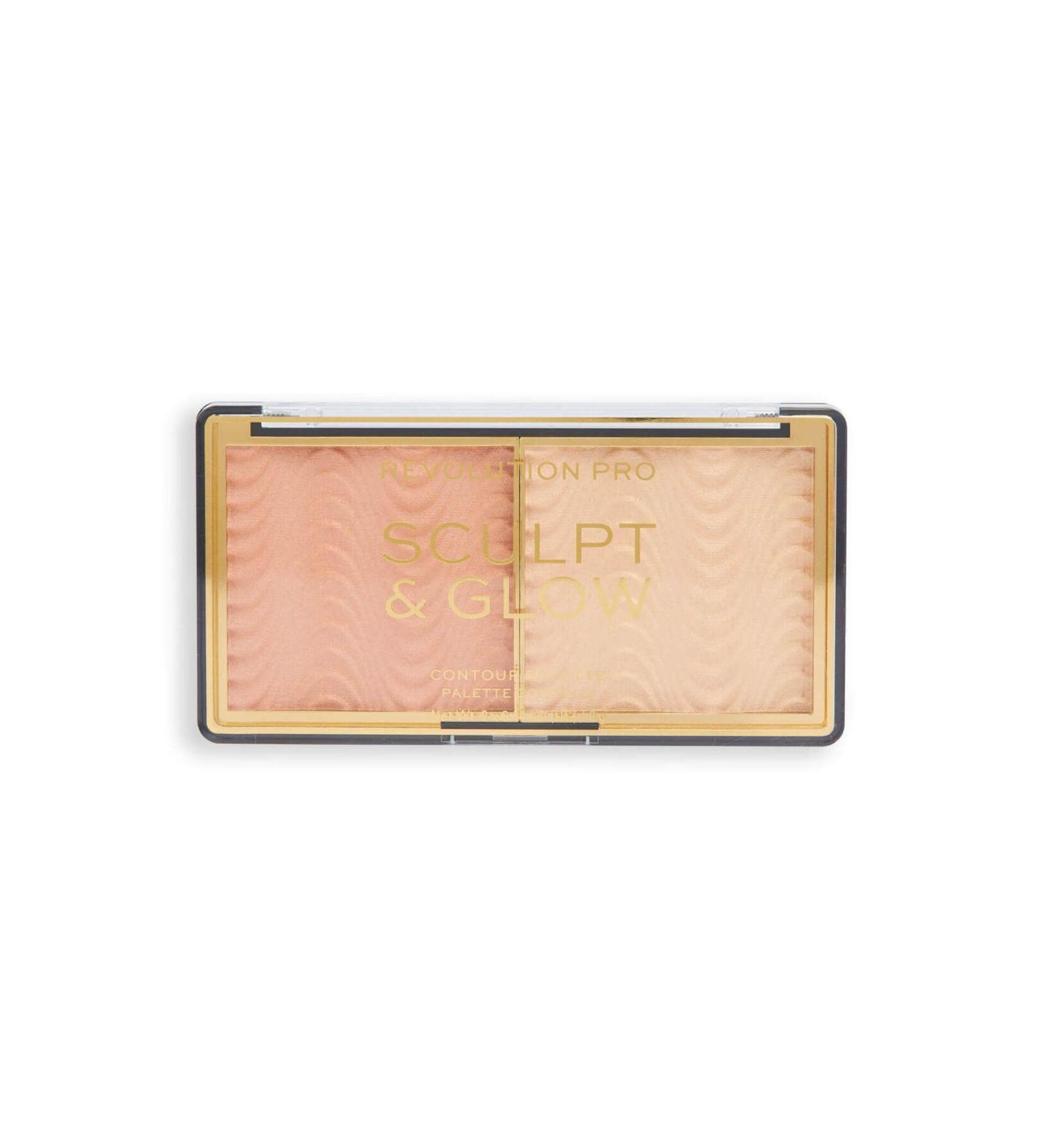 Revolution Pro Highlighter Sculpt & Glow Palette Light Medium 8 gr - Buy Online on GoSupps.com