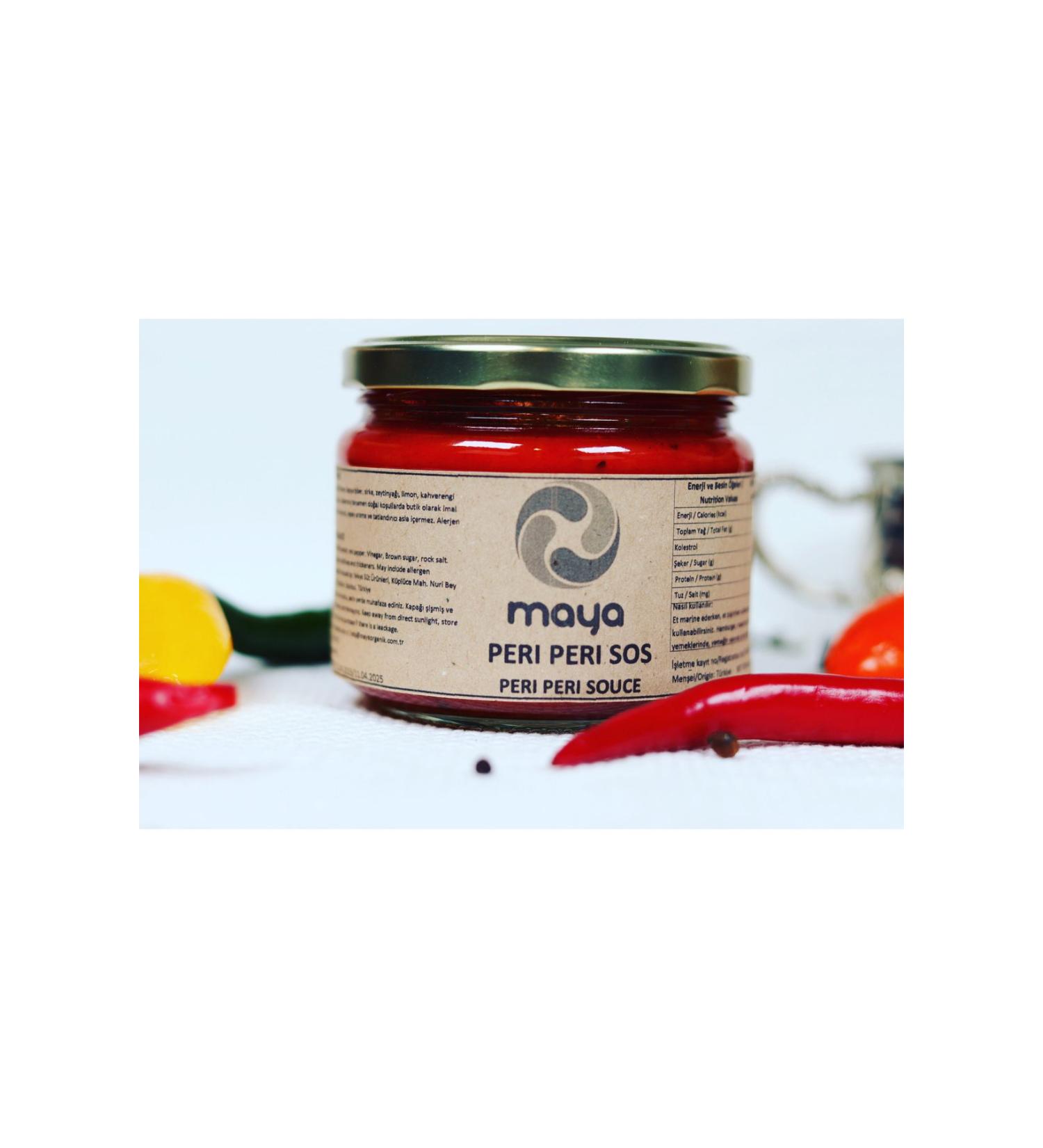 mayaorganik Yeast Peri Peri Sauce-peri Peri Sauce 300 Ml.