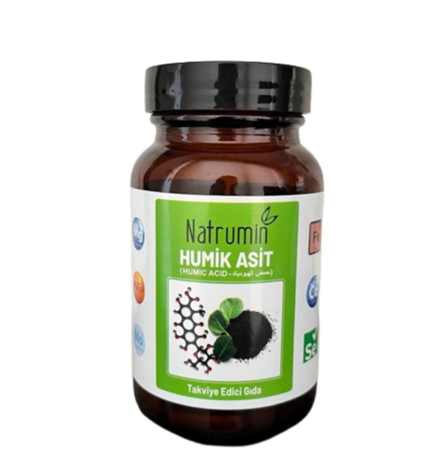 Natrumin Natural Minerals Humic Acid (60 Capsules) - Buy Online on GoSupps.com