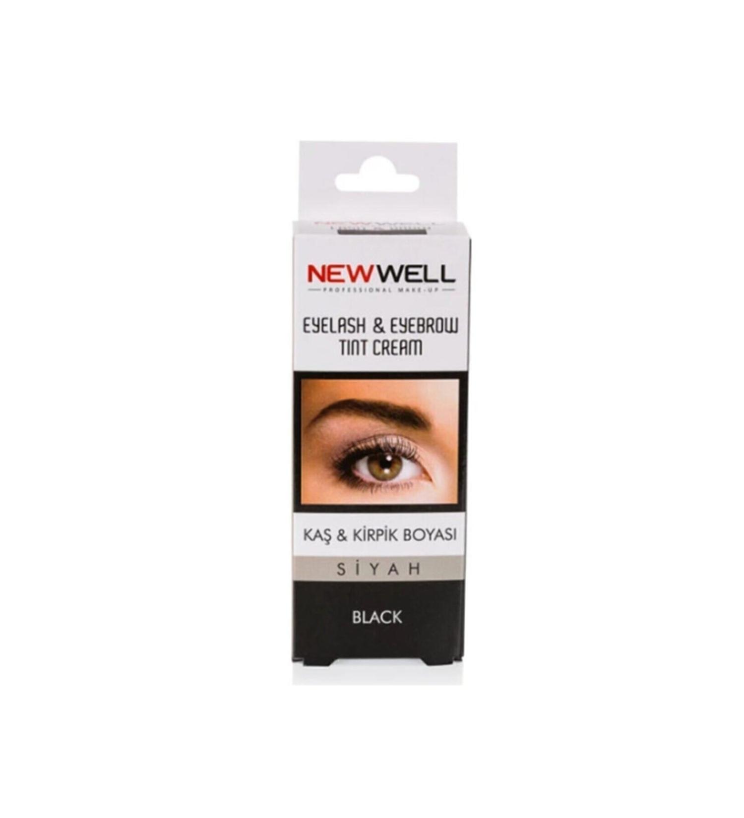 Nev Well Black Eyebrow Eyelash Dye Black 15 Ml - Buy Online on GoSupps.com