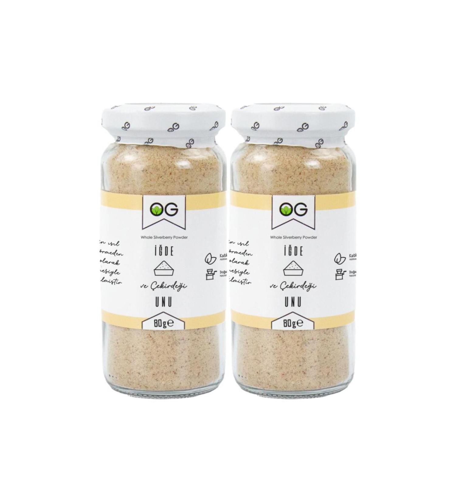 OG natural 2-pack Oleaster and Seed Flour 80 gr