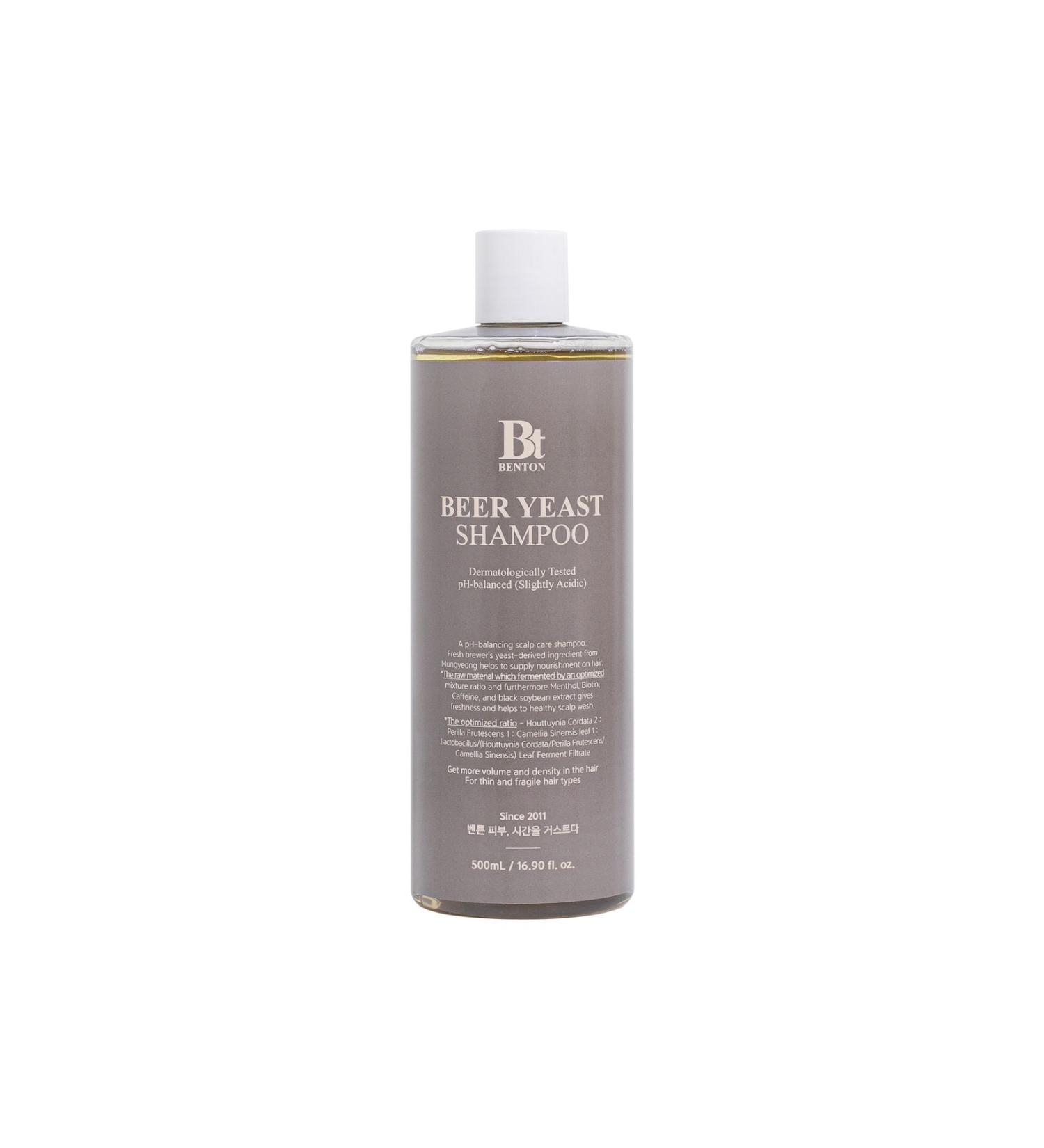 Benton Beer Yeast Shampoo 500ml - Yeast Shampoo That Gives Volume and Shine - Buy Online on GoSupps.com