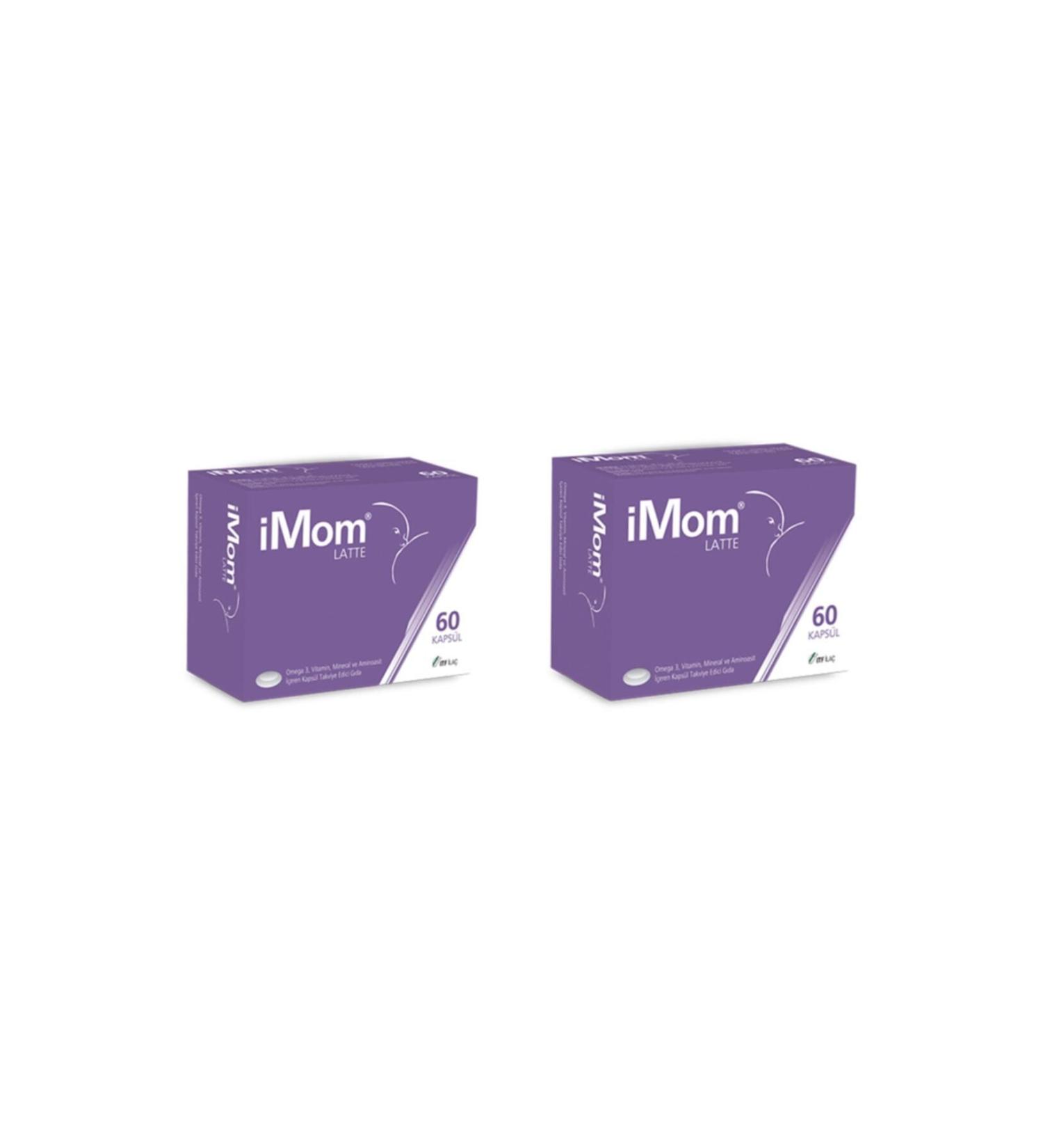 Imom Latte Omega 3 120 Capsules
