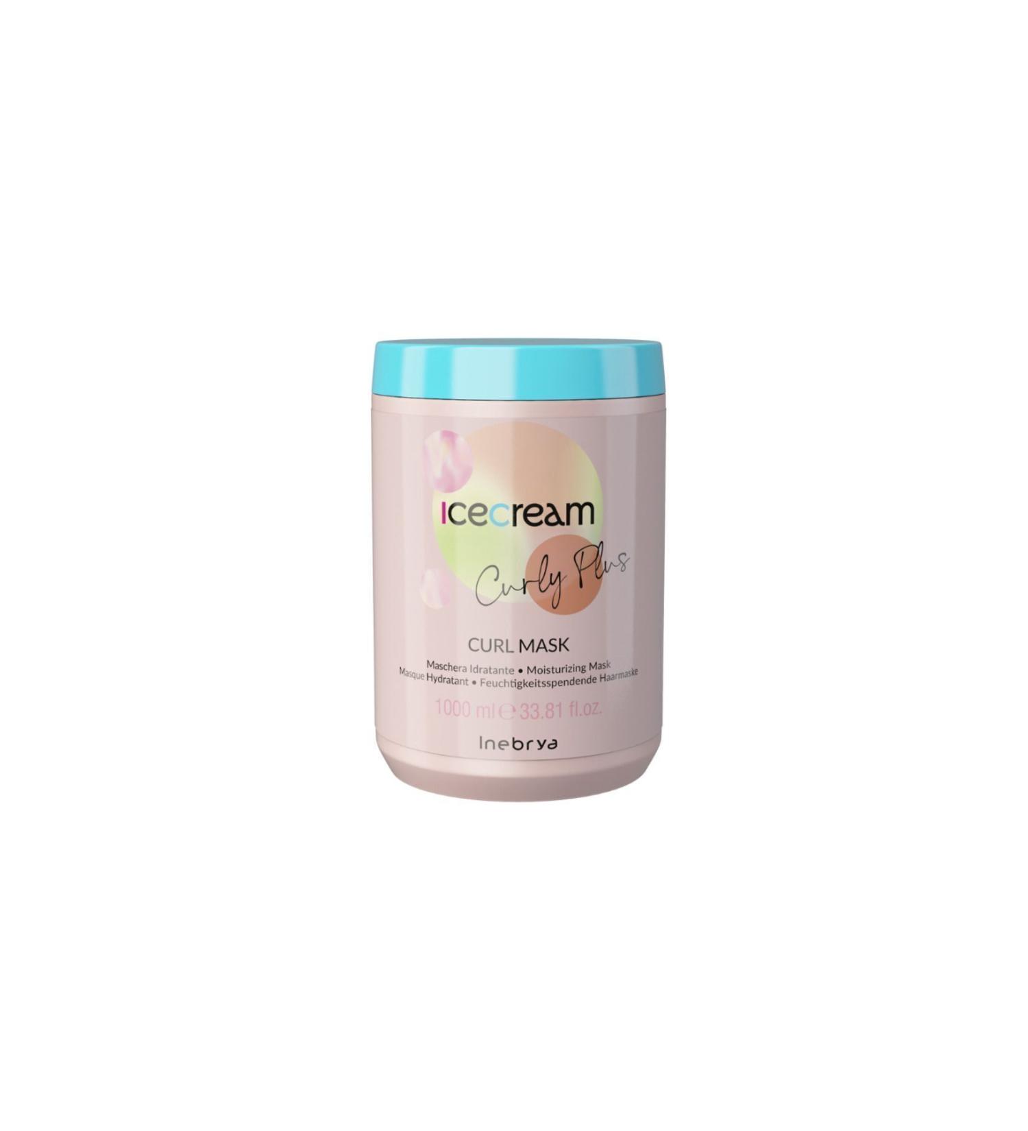 Inebrya Ice Cream Curly Plus Moisturizing Mask for Curly Hair 1000ml