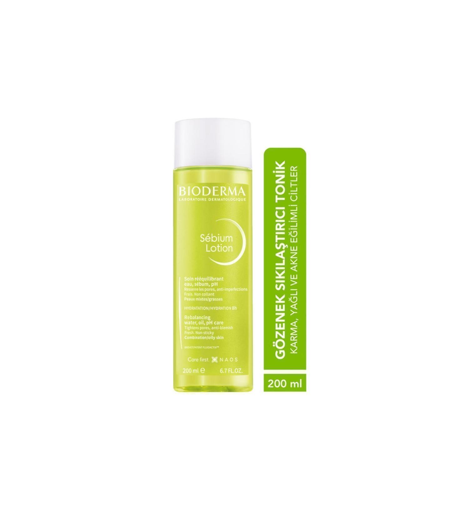 Bioderma Sebium Lotion Anti-Acne Tonic Helping Tighten Pores for Oily Skin 200 ml