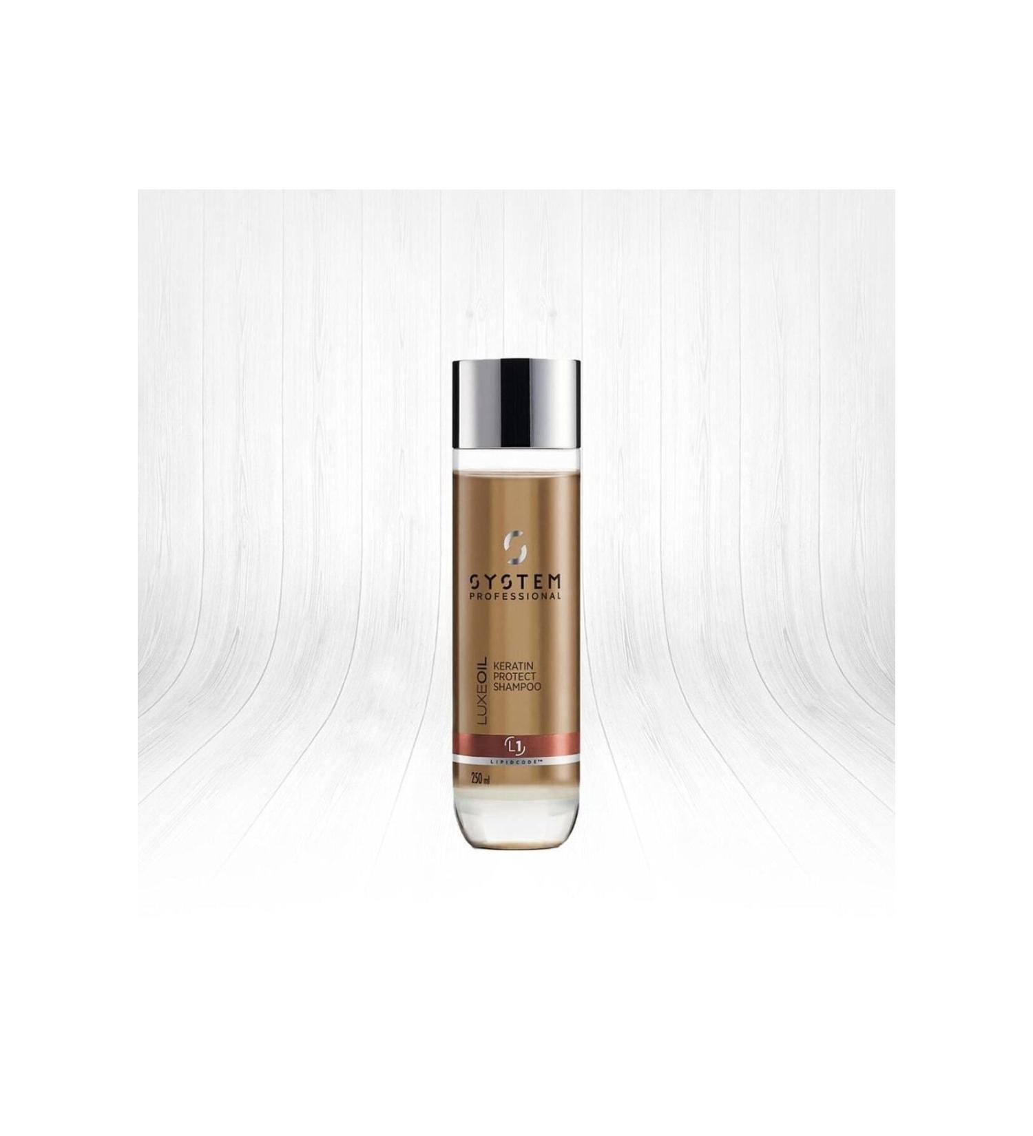 Wella System Professional Luxe Oil Keratin Protective Shampoo for Damaged Hair 250 Ml