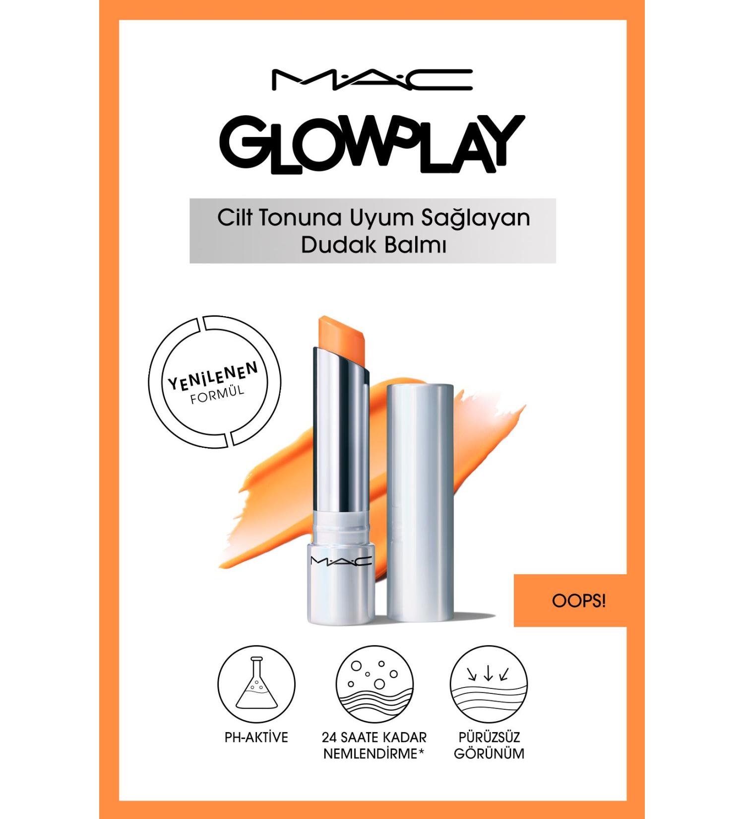 Mac Glow Play Moisturizing Lip Balm - Oops! 3 G - Buy Online on GoSupps.com