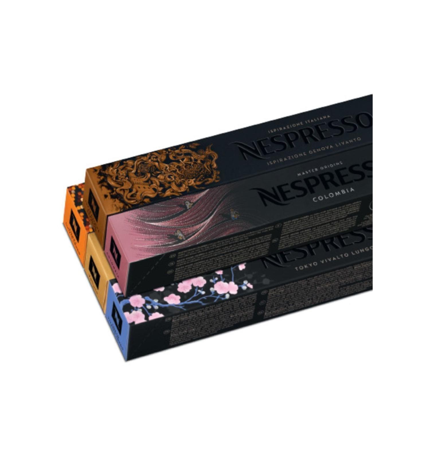 Nespresso Balanced Coffee Flavours Collection X 10 Boxes (100 CAPSULES)