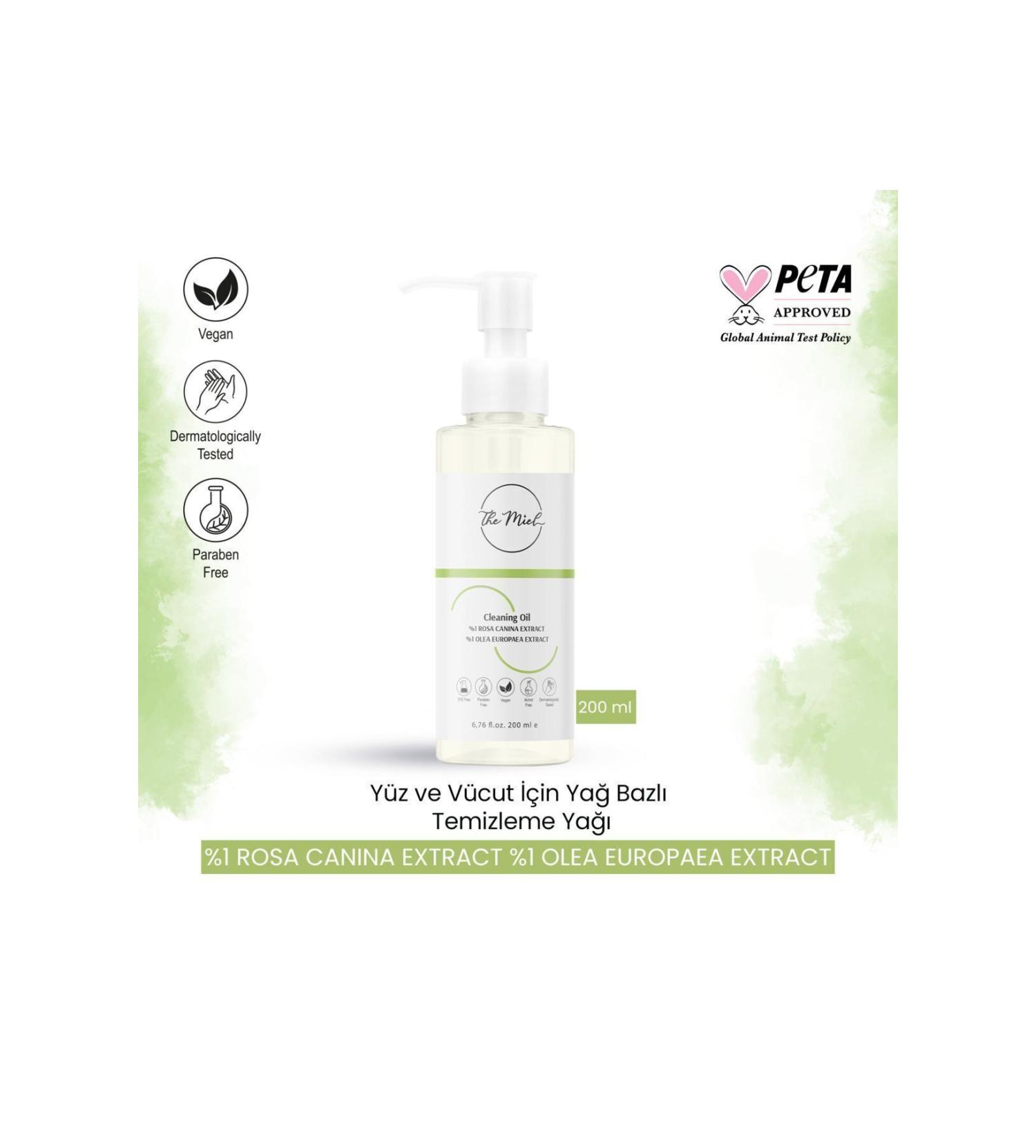 THE MIEL Two-Stage Skin and Make-Up Cleansing Oil 200 ml - Buy Online on GoSupps.com