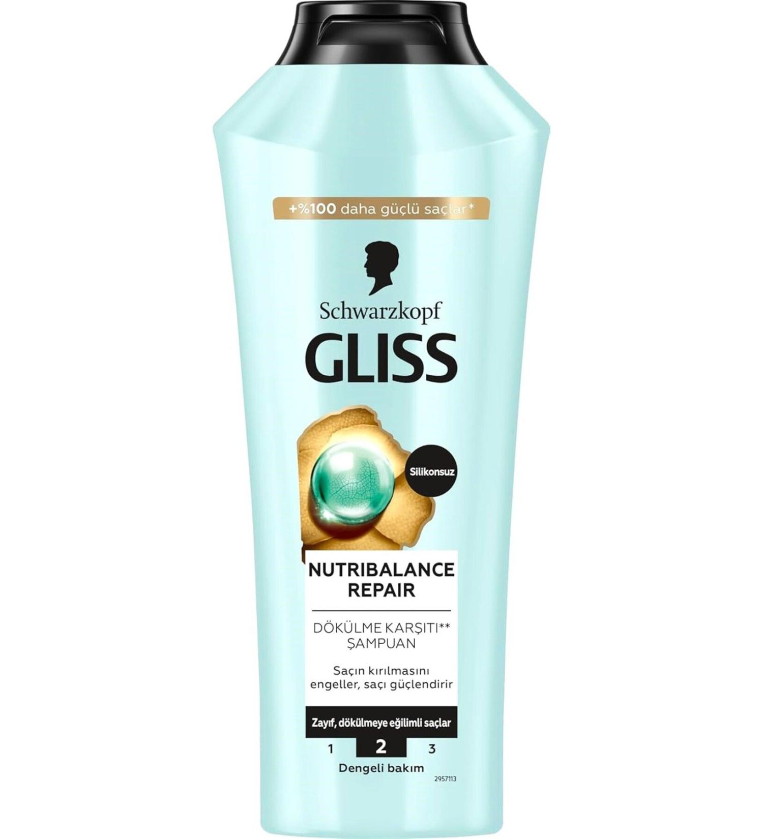 Gliss Shampoo 400ml Nutribalance Repair