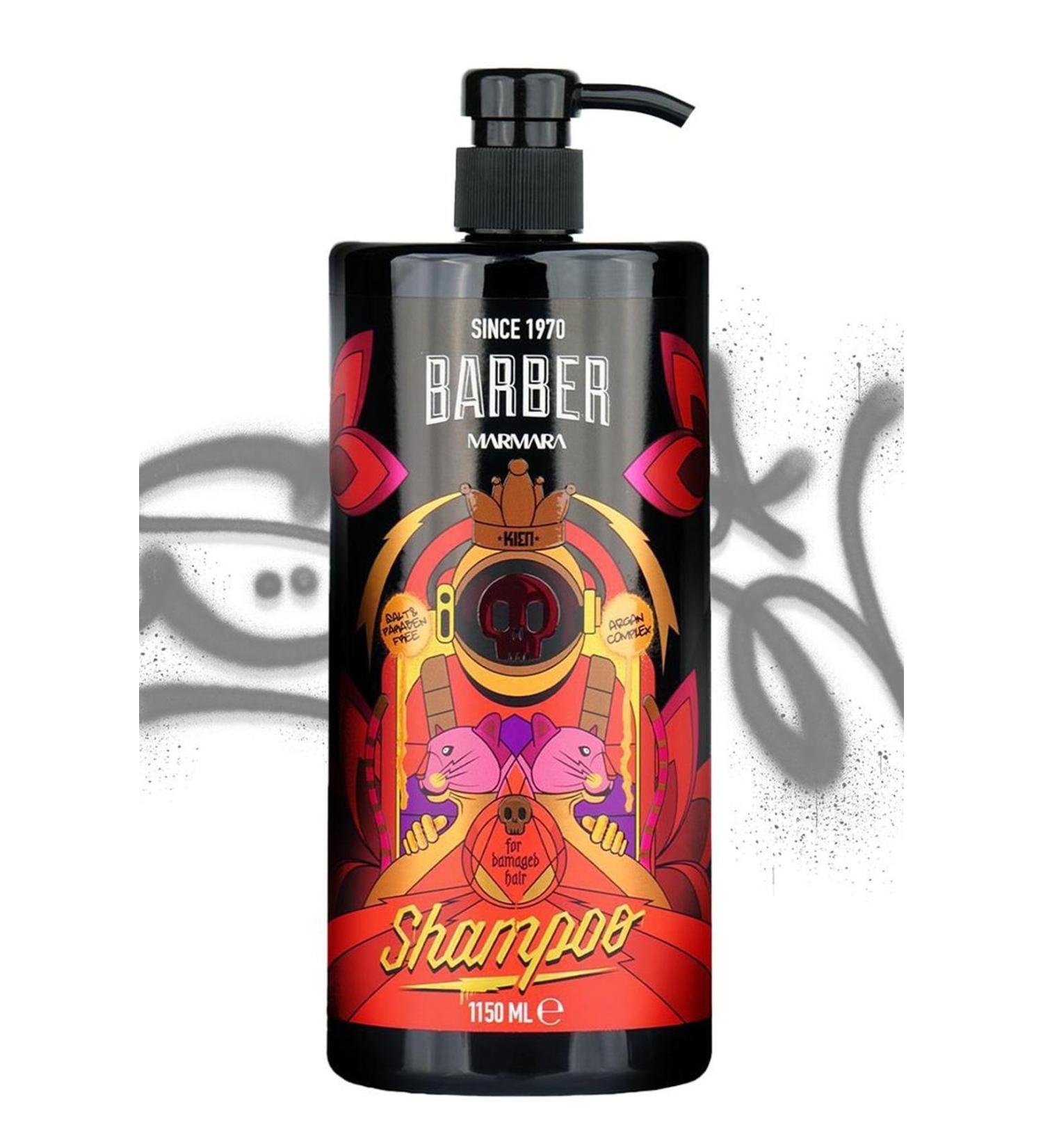 Barber Marmara Argan Shampoo Purifying Nourishing Pump 1150 ml - Buy Online on GoSupps.com