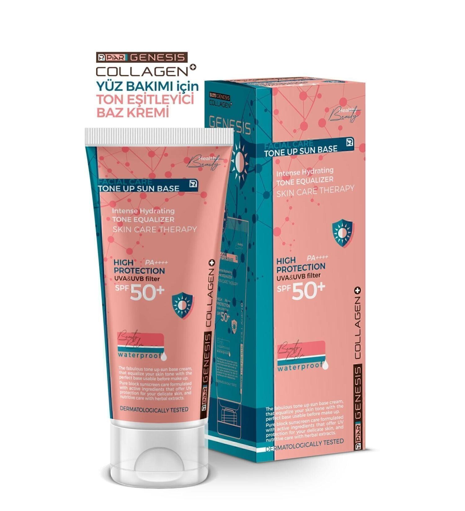 Piar Genesis Collagen Brightening Tone Equalizing Spf 50 Face Sunscreen 40 ml - Buy Online on GoSupps.com