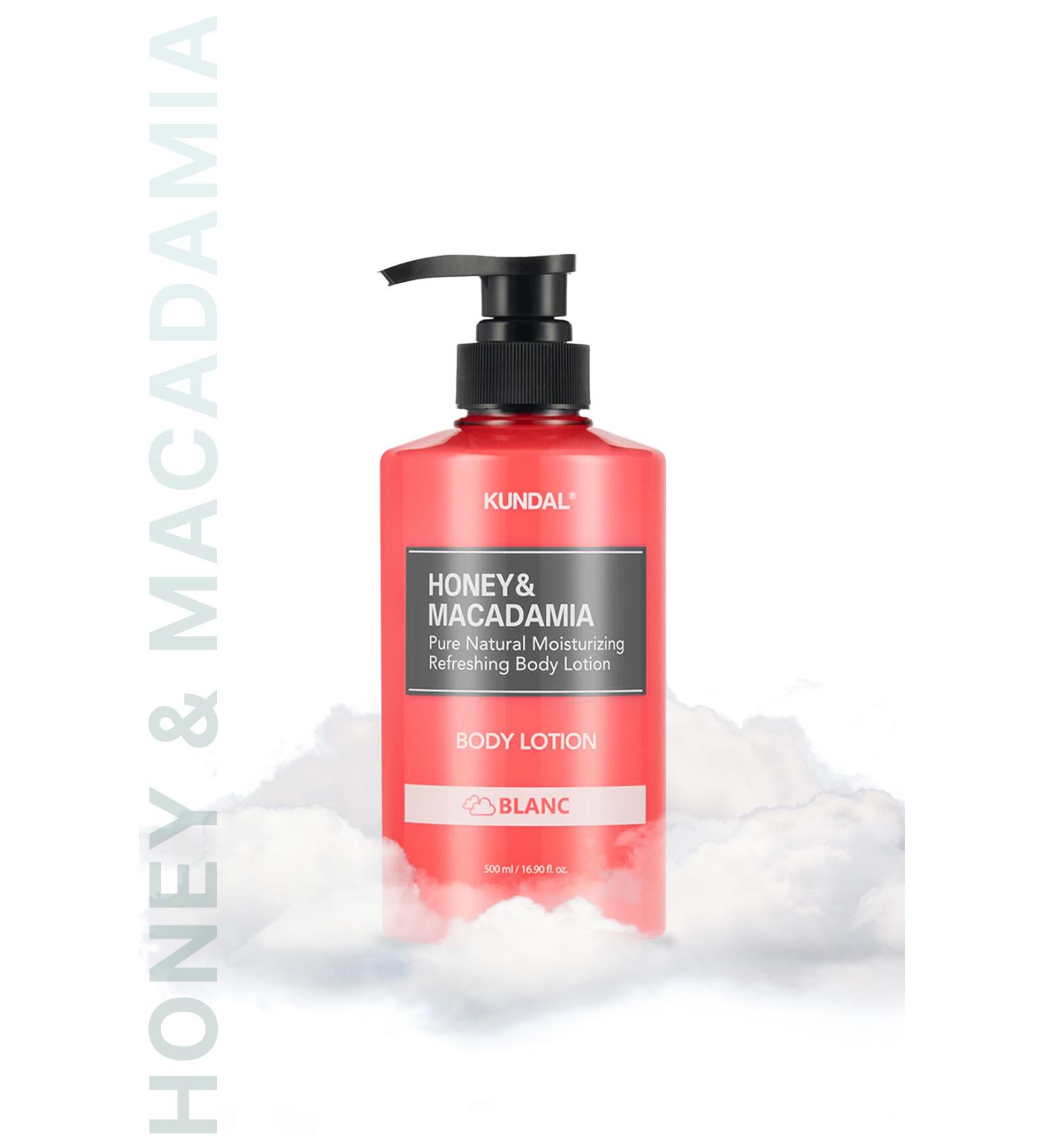Kundal Moisturizing and Nourishing Body Lotion Kundal Honey & Macadamia Pure Body Lotion 500ml (Blanc) - Buy Online on GoSupps.com