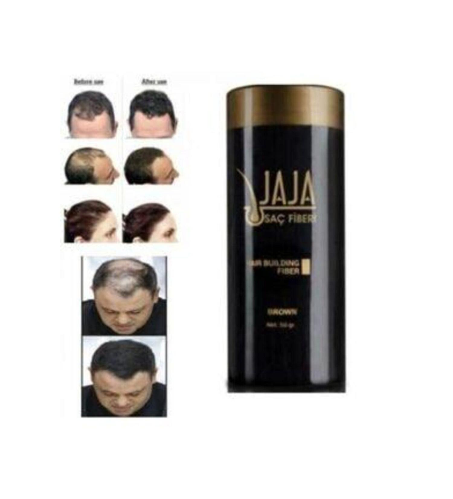 Jaja Fibers Hair Thickener Topik 50 Gr Hair Concealer Black -black Fiber - Buy Online on GoSupps.com