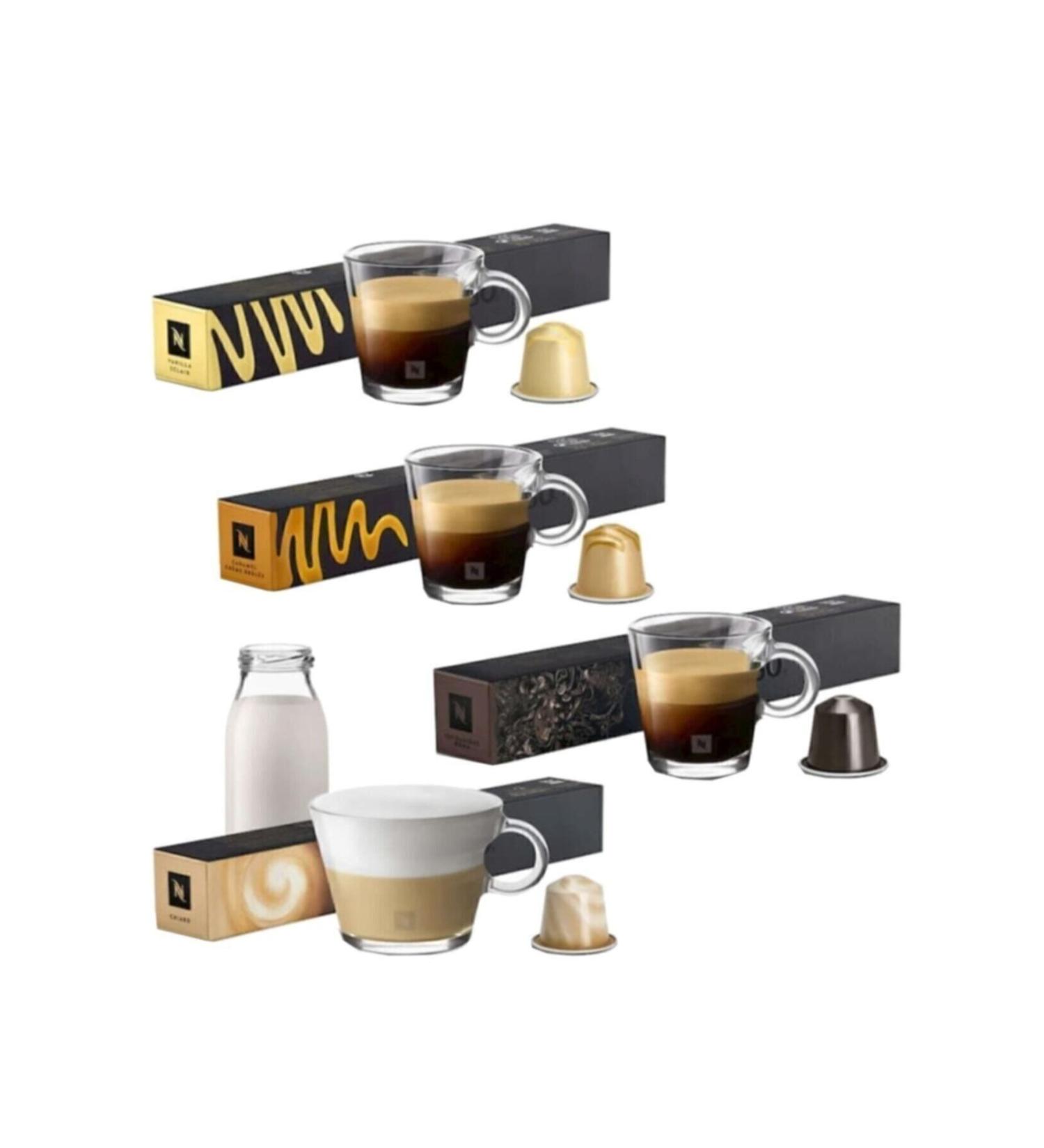 Nespresso Barista Vanigla Caramello Chiaro and Roma Capsule Coffee 10-pack 4-pack