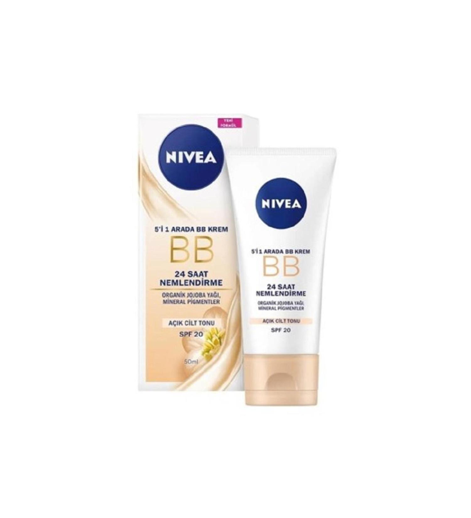 NIVEA BB Cream All In One Moisturizer Light Tone 50 ml