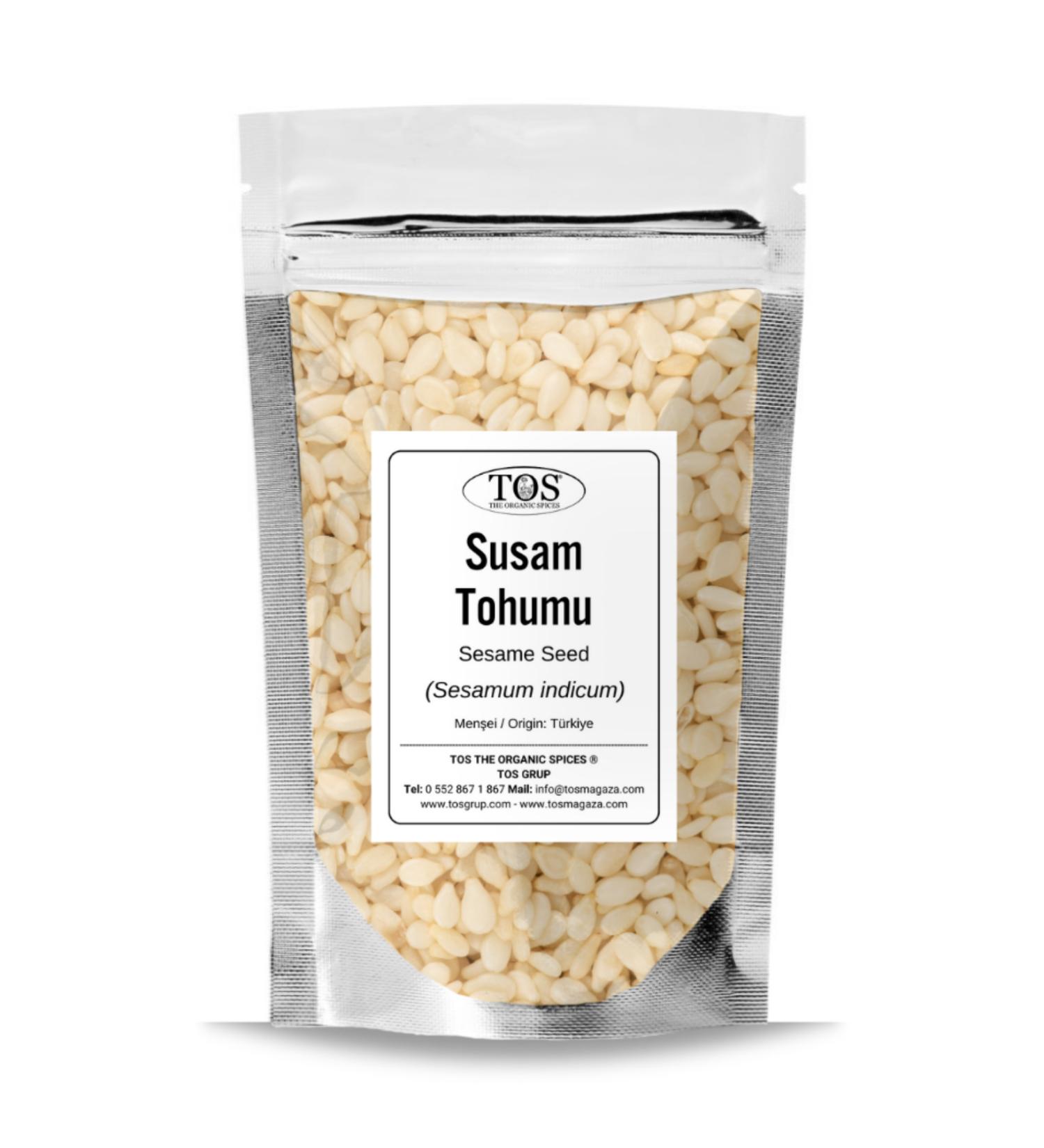 TOS The Organic Spices Sesame Seed 500 gr (1st Quality) Sesamum indicum / Sesame Seed