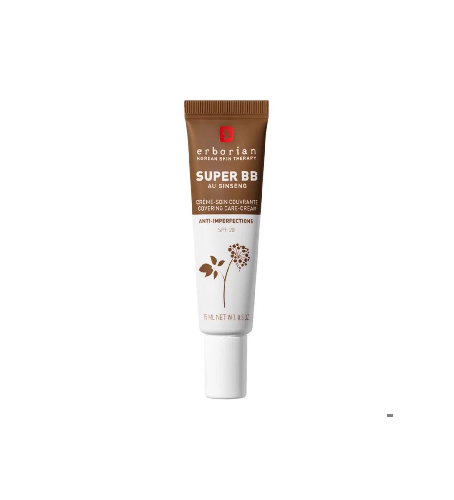 erborian Super BB With Ginseng - Travel Size BB Cream - 15 ml Chocolat