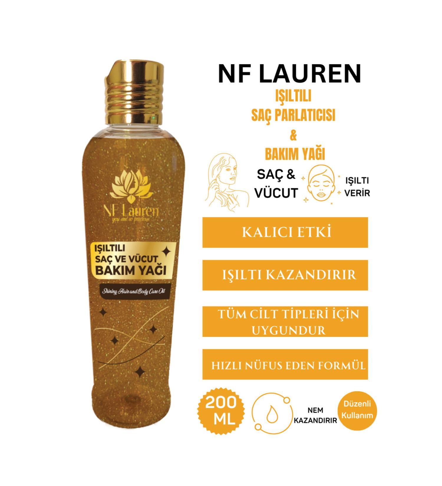 NF LAUREN Shining Hair Shine and Care Oil 200 ml - Buy Online on GoSupps.com