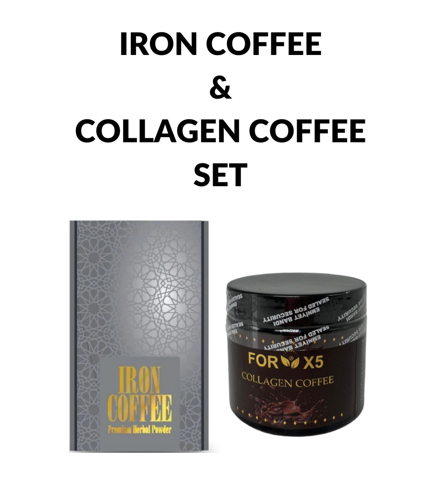 Iron Coffee & Collagen Coffee Set