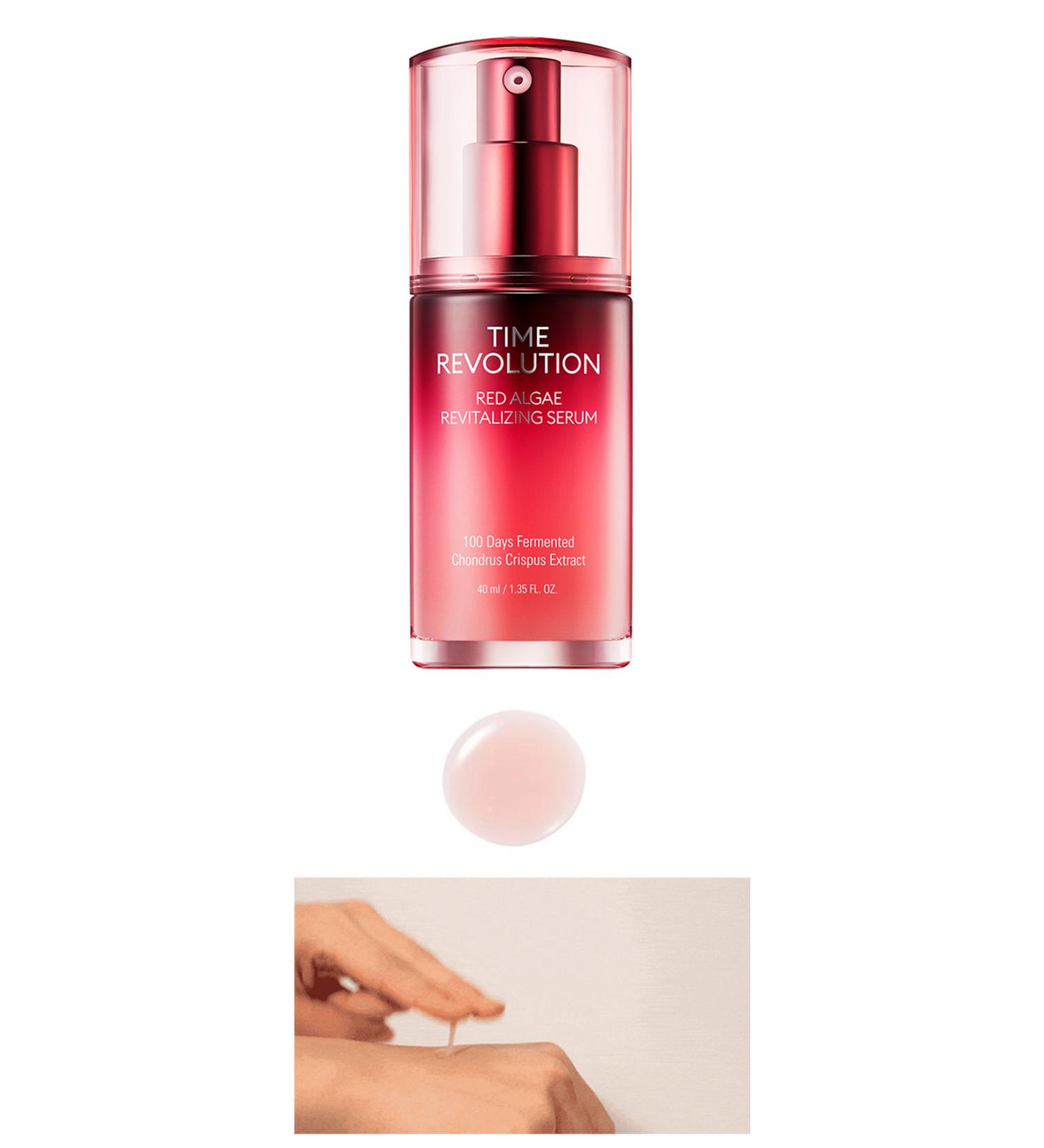 Missha Anti-Aging Antioxidant Serum 40ml Time Revolution Red Algae Revitalizing Serum - Buy Online on GoSupps.com