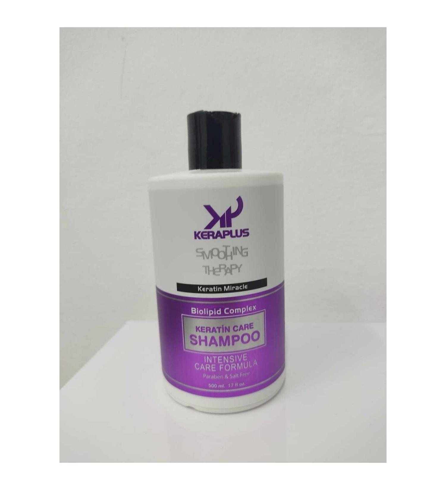 KERAPLUS Keratin Care Shampoo 500 Ml Salt-Free Sulfate-Free - Buy Online on GoSupps.com