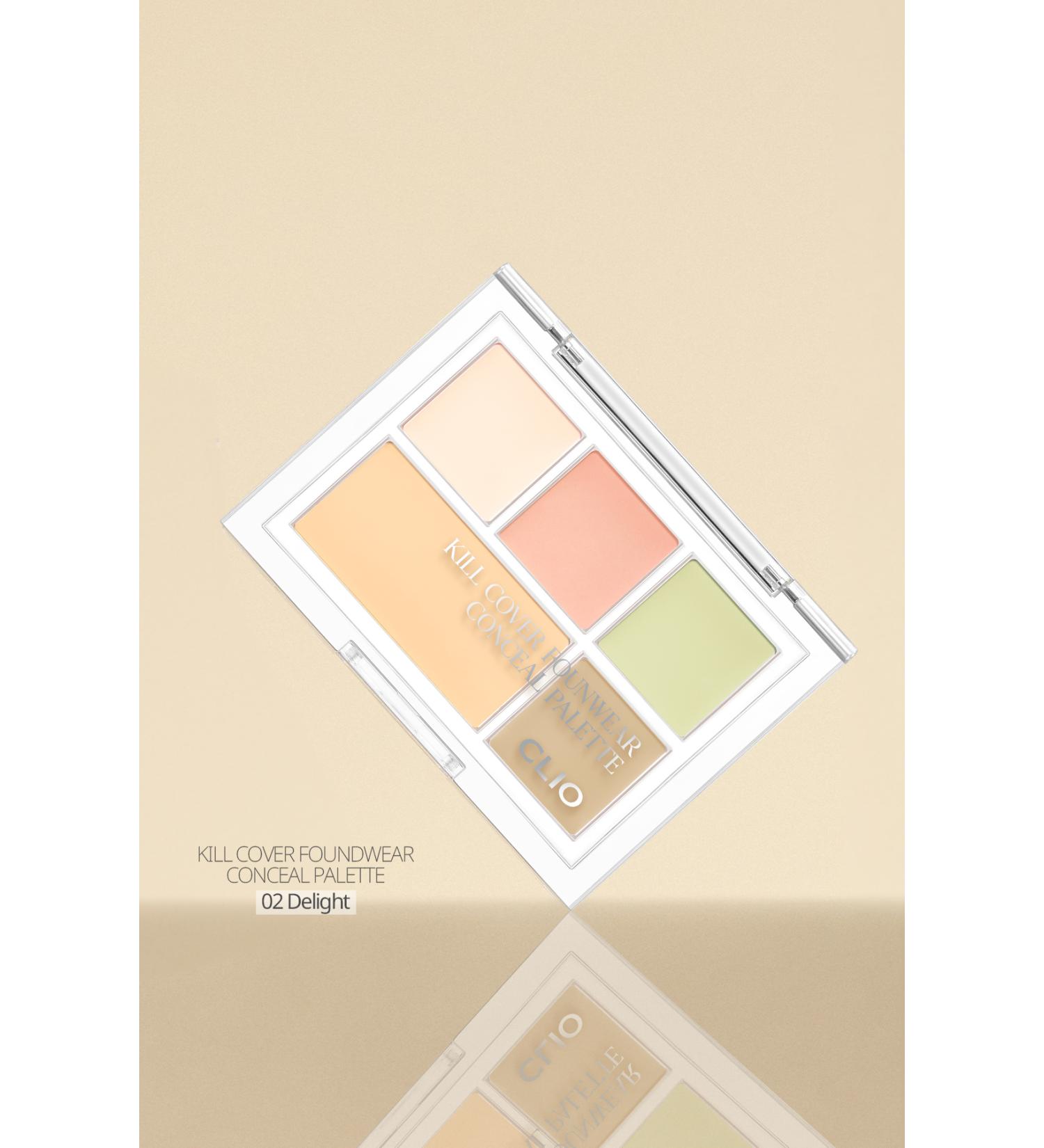 CLIO Creamy Texture Concealer Palette CLIO Kill Cover Foundation Conceal Palette (Delight) - Buy Online on GoSupps.com