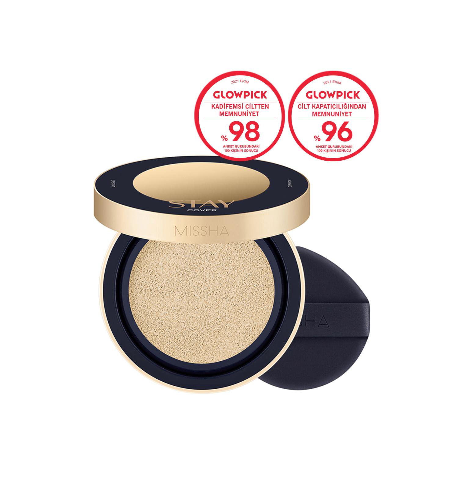 Missha Long-Lasting High Coverage Cushion Stay Cushion SPF40/PA++ (No.23 Sand) - Buy Online on GoSupps.com